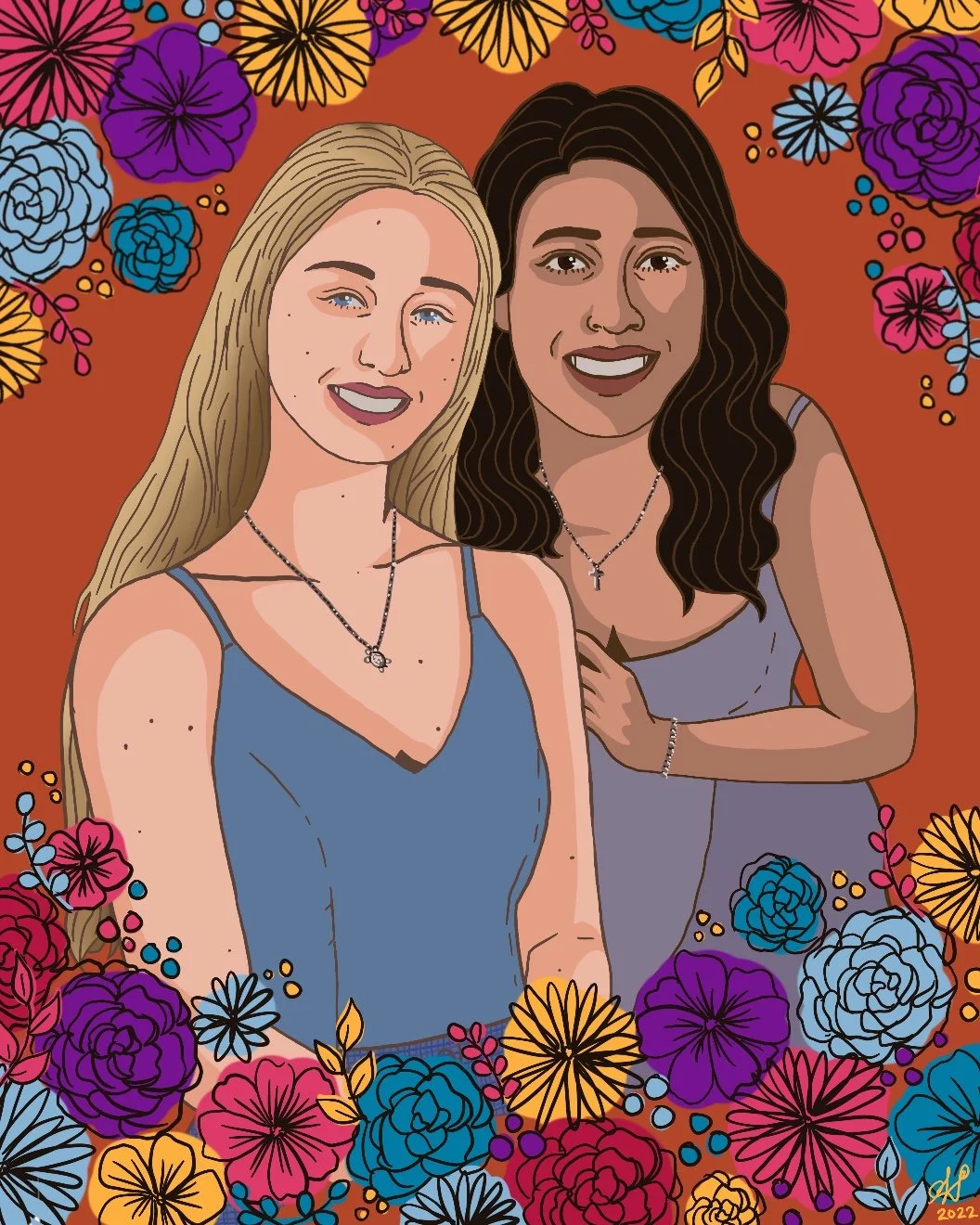 Lisette's Birthday, Digital (Procreate), 2022