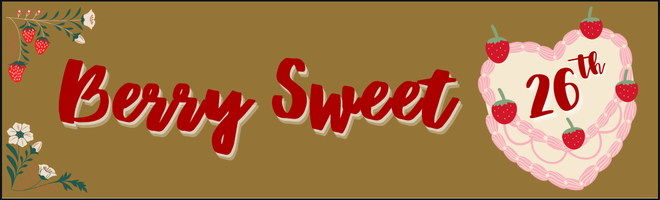 Berry Sweet Birthday, 18 x 60in