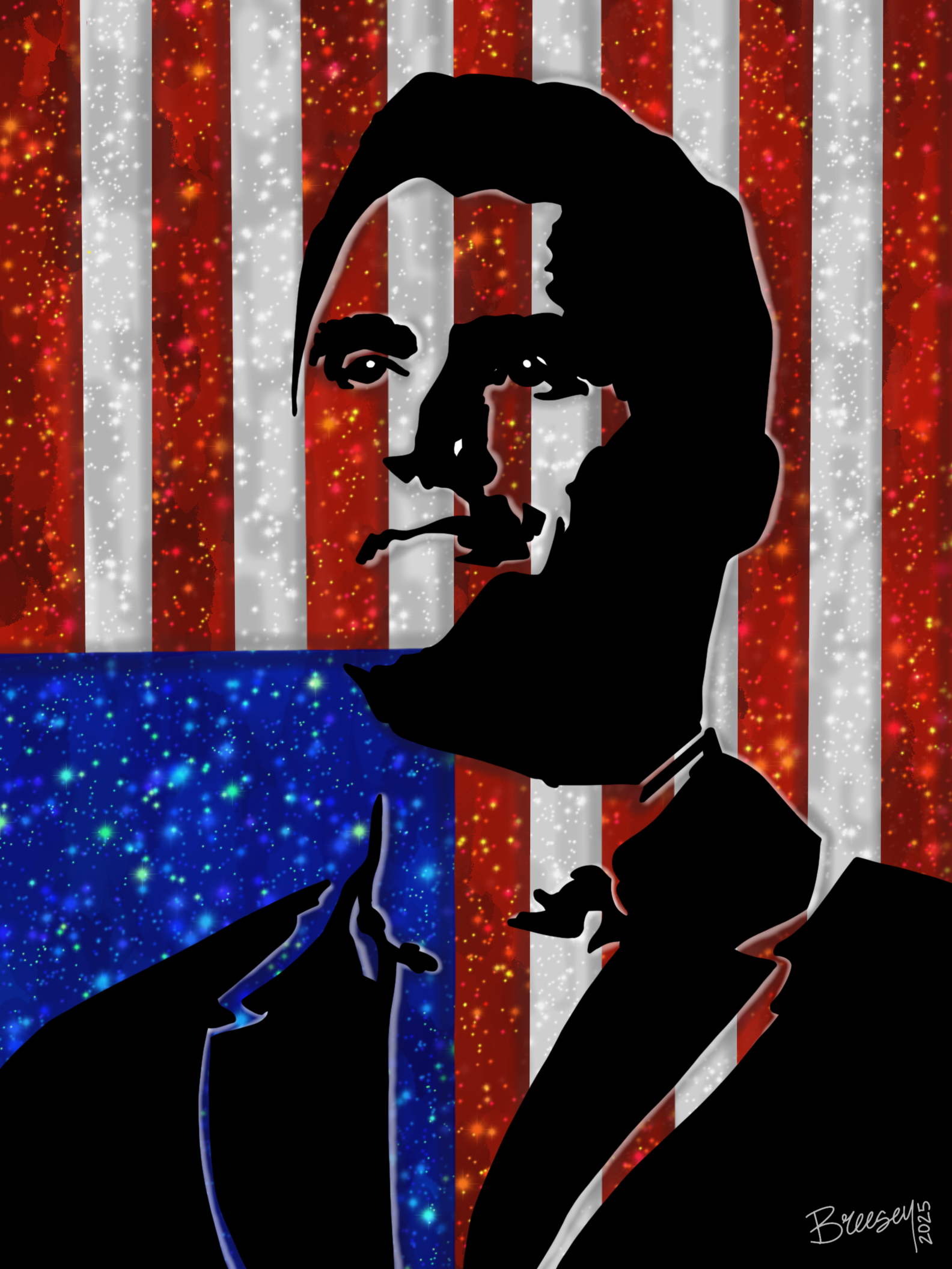 Isaiah 57 1:2, Digital Illustration, 12 x 16in, 2025