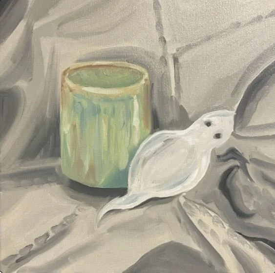 Alla Prima Still Life (study), Oil on canvas, 12 x 12 in, 2021