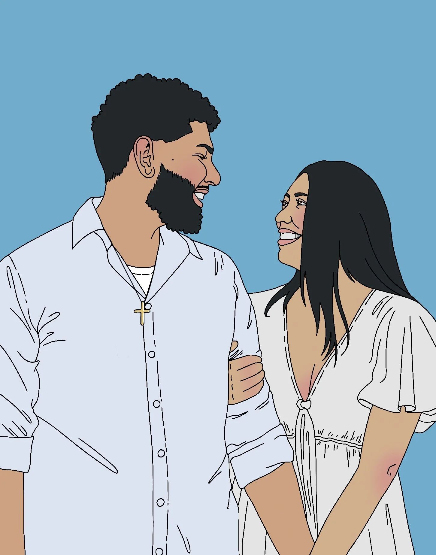 Engaged, Digital Illustration, 11 x 14in, 2025