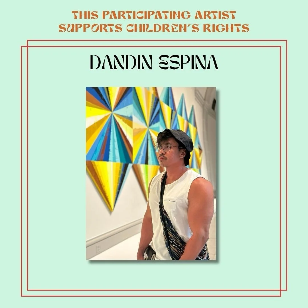 Meet the artist! Dandin Espina @dandin_illustrates_ who says: &ldquo;My dedication to advocating for children&rsquo;s rights is intertwined with my art. I utilize my artwork as a means to raise awareness about the challenges faced by marginalized chi