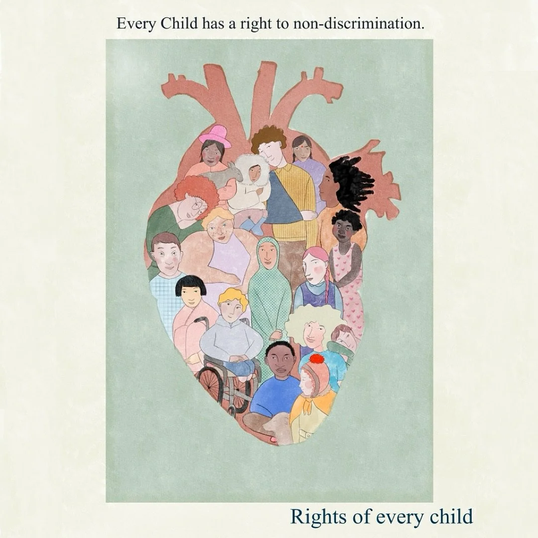 Every child has a right to non-discrimination. From the artist Lynn Kasztanovics @lynnkasztanovics : &ldquo;I have always loved how we as human beings have so many different features, skin color, hair texture, cultures and ways. As a child I went to 
