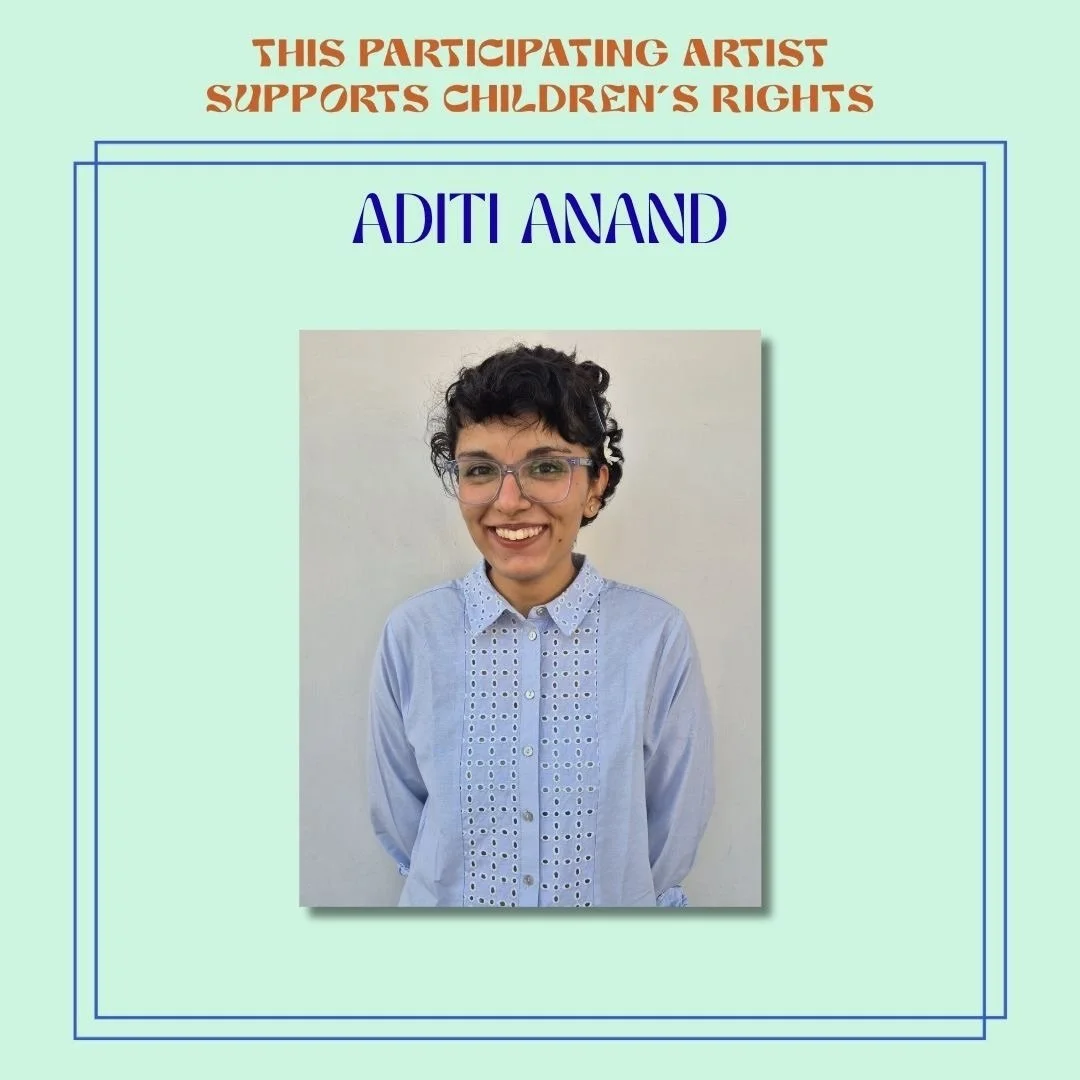 Meet participating artist @_anandaditi: &ldquo;Aditi Anand is a children&rsquo;s book author and illustrator from India. In 2024, she graduated from the MA in Children&rsquo;s Book Illustration at the Cambridge School of Art, UK. She enjoys working w