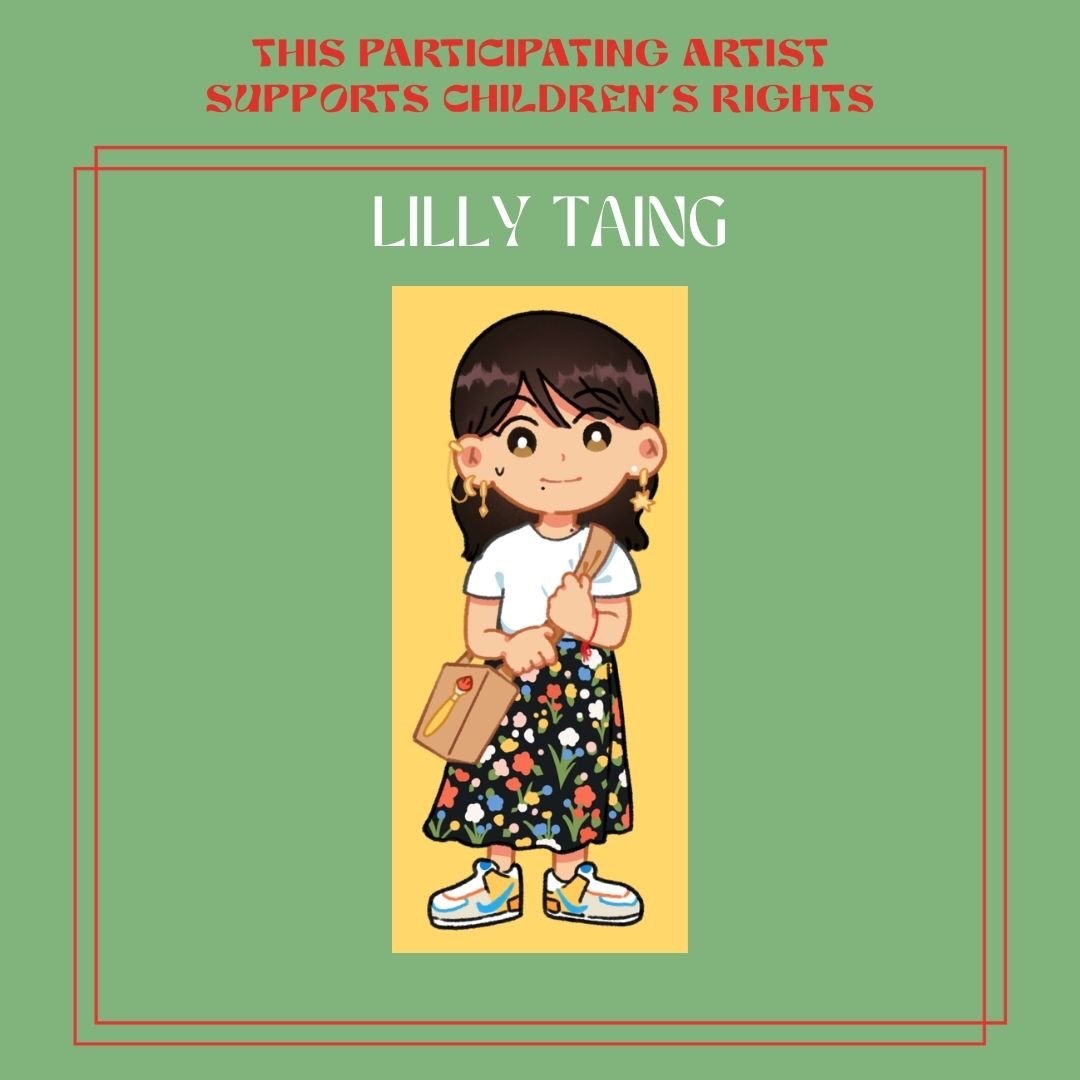 Meet our participating artist Lilly Taing @lilly.taing! &ldquo;Lilly is a Chinese-Cambodian American artist and pediatrician who likes playing with colors and shapes, and capturing the invisible, mundane moments in our lives, and all the feelings con