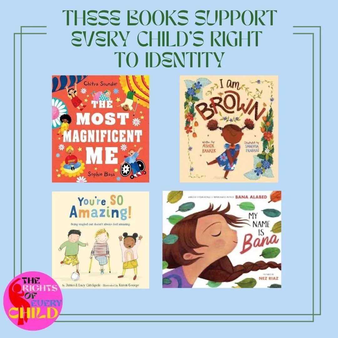These picture books support every child&rsquo;s right to identity. 
The Most Magnificent Me by @chitrasoundar and @sophiebass_illustration 
I Am Brown by Ashok Banker and @sandhyaprabhat 
You&rsquo;re So Amazing by @thecatchpoles and @karengeorge_boo