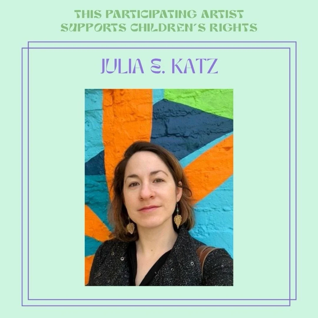 Meet participating artist Julia E. Katz @juliapaperworks who created the &ldquo;Every Child&rdquo; print available now for purchase to raise money for kids in Gaza via @savechildrenuk. &ldquo;Julia is an artist, facilitator, and queer mom based in Ph