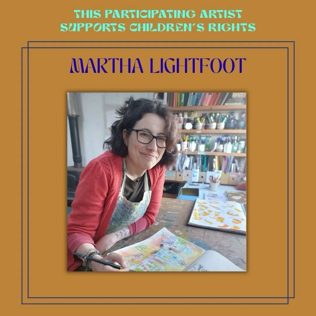 Meet participating artist Martha Lightfoot @martha__lightfoot: &ldquo;I&rsquo;m a writer and illustrator of Children&rsquo;s Books, and also work part time in a primary/elementary school. I love exploring the magic of imaginary worlds and creatures, 