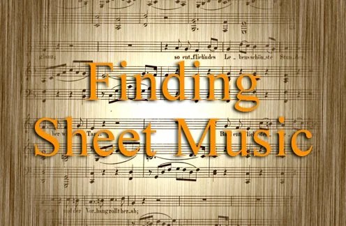 Where to Find Sheet Music -SM Conservatory