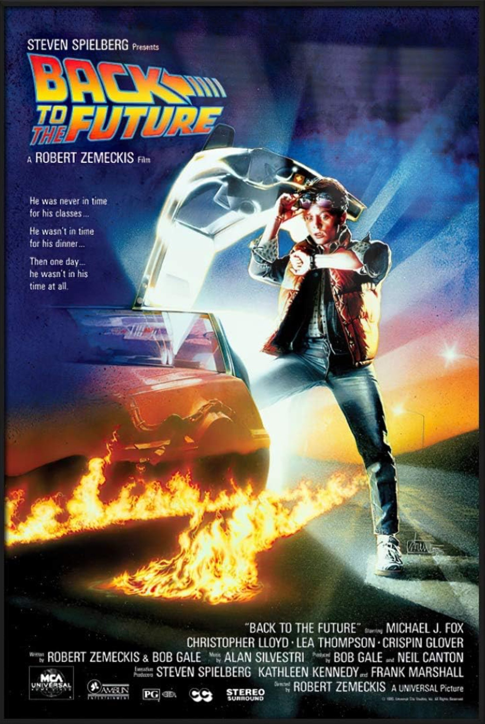 “Back to The Future” - Framed Movie Poster