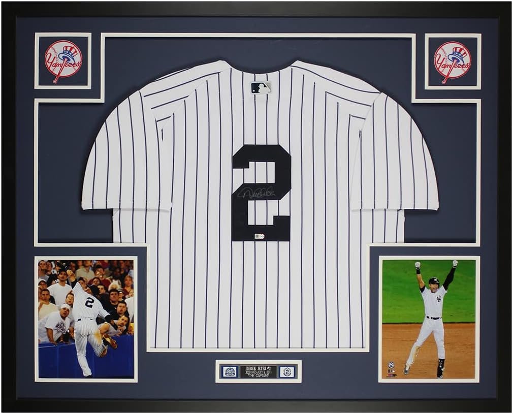 Derek Jeter, Autographed, Pinstriped, New York Jersey