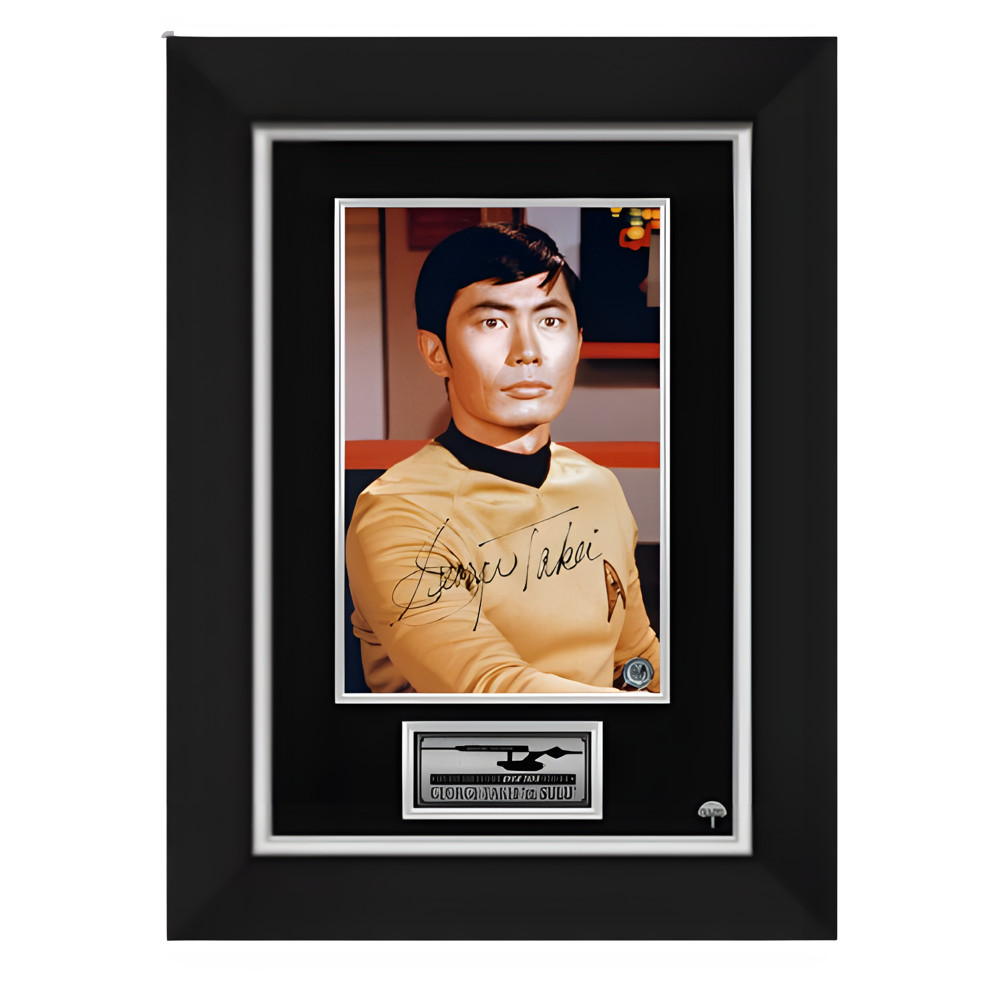 Star Trek - Sulu Photo - Limited Signature Edition - Custom Frame