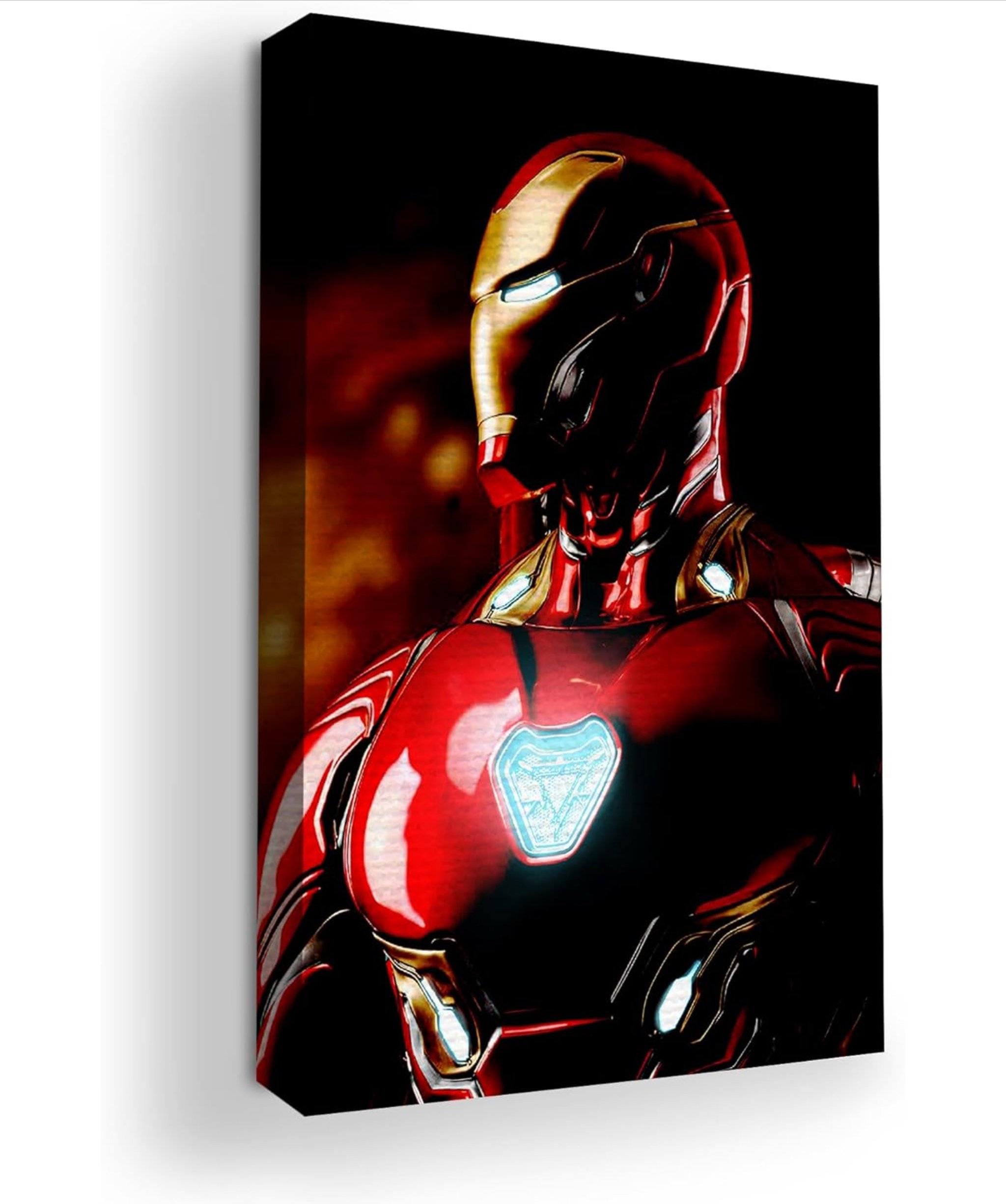 Ironman Canvas Wall Art by Mavis Print