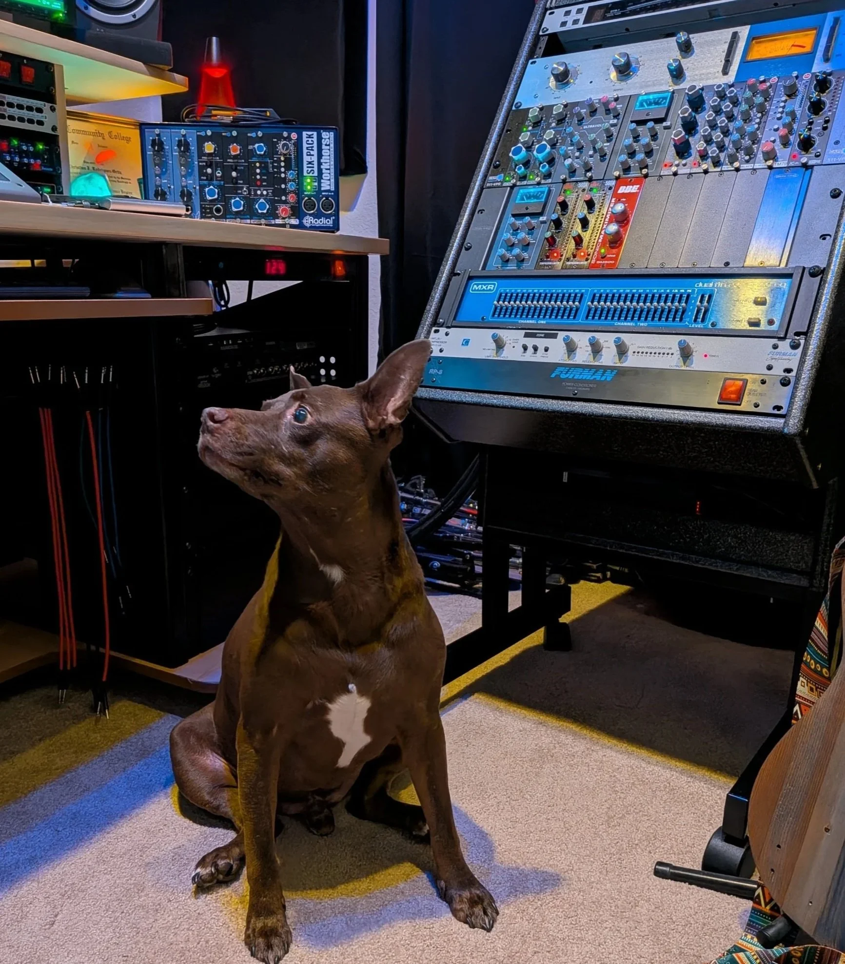 Chaco, the Chief Acoustic Consultant and studio manager at Christian Sound.