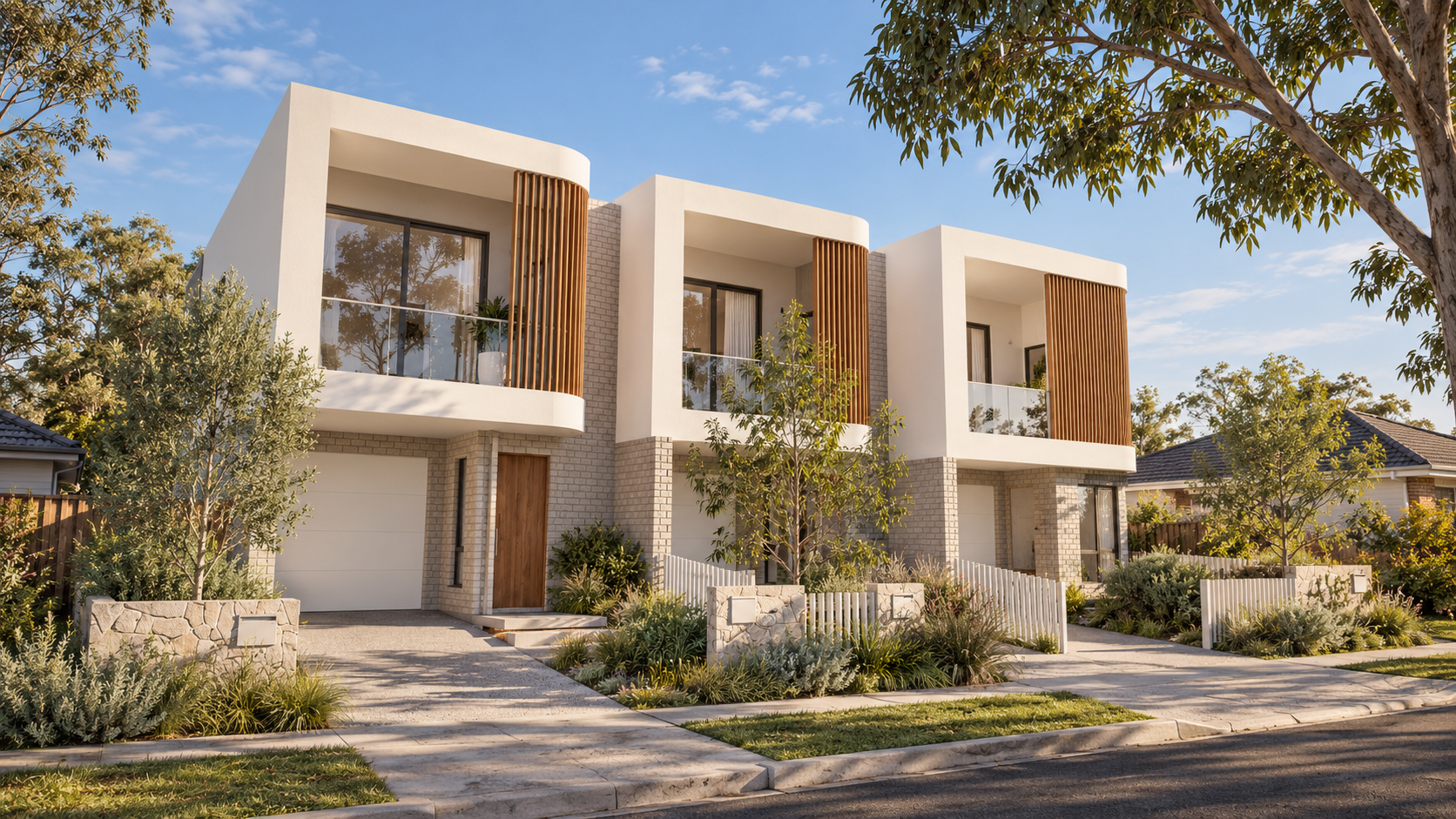 Terraces Wollongong NSW by BEAU ARCHITECTURE