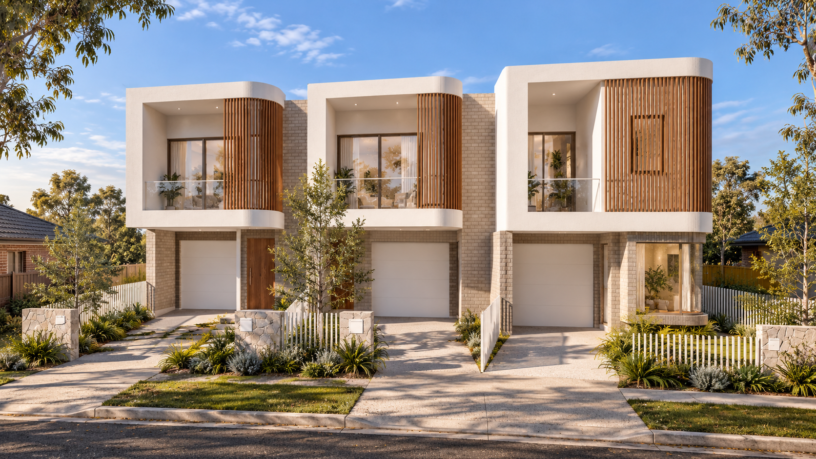 Modern Townhouse by BEAU ARCHITECTURE