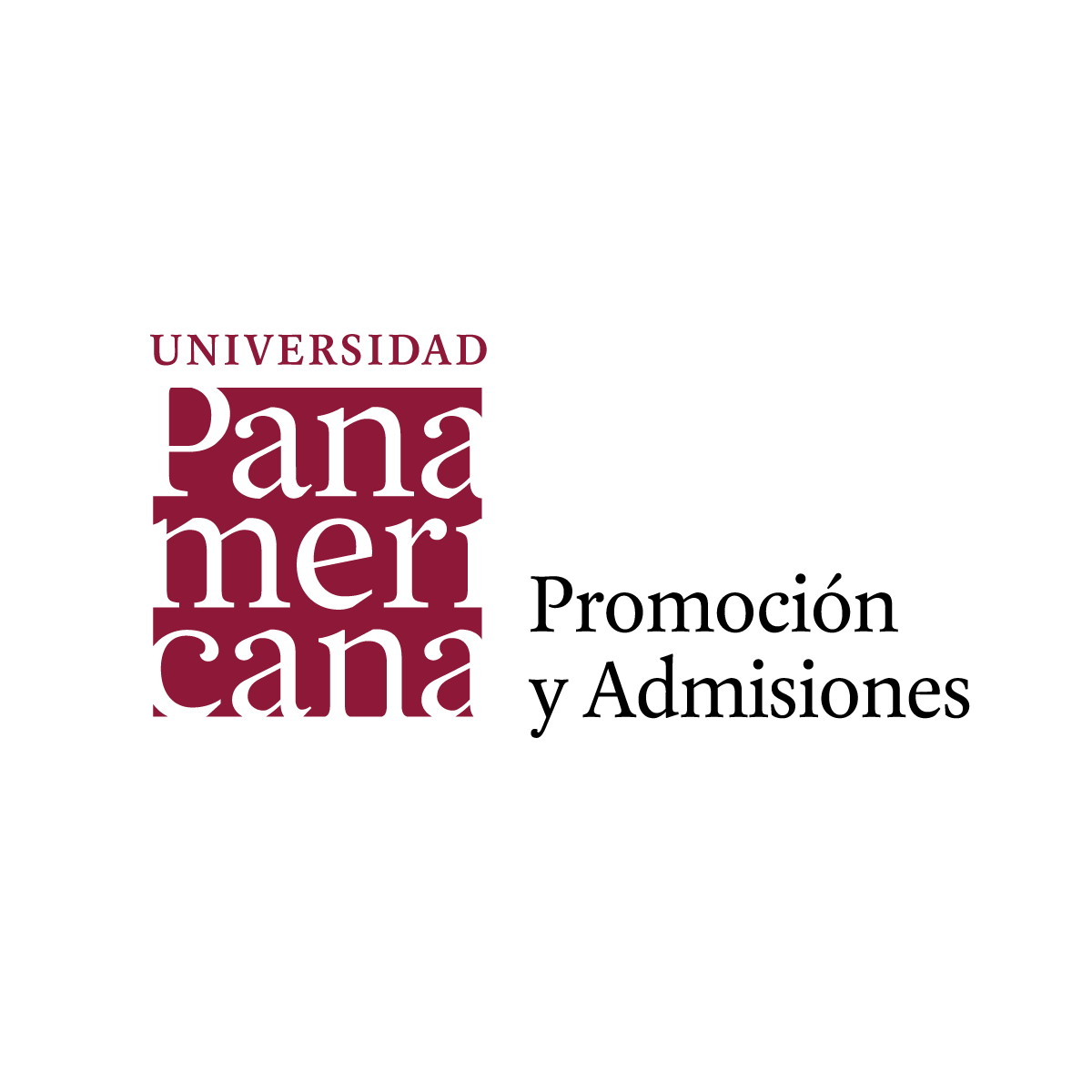 Logo of Universidad Panamericana with the university name written in stylized maroon and black text.