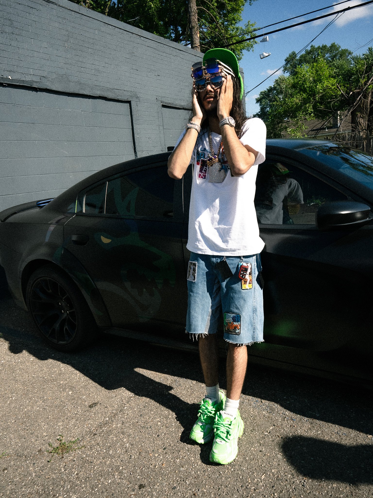 BABYTRON
- PINUP JORTS & HAT
- PATCHWORK RACE TEE