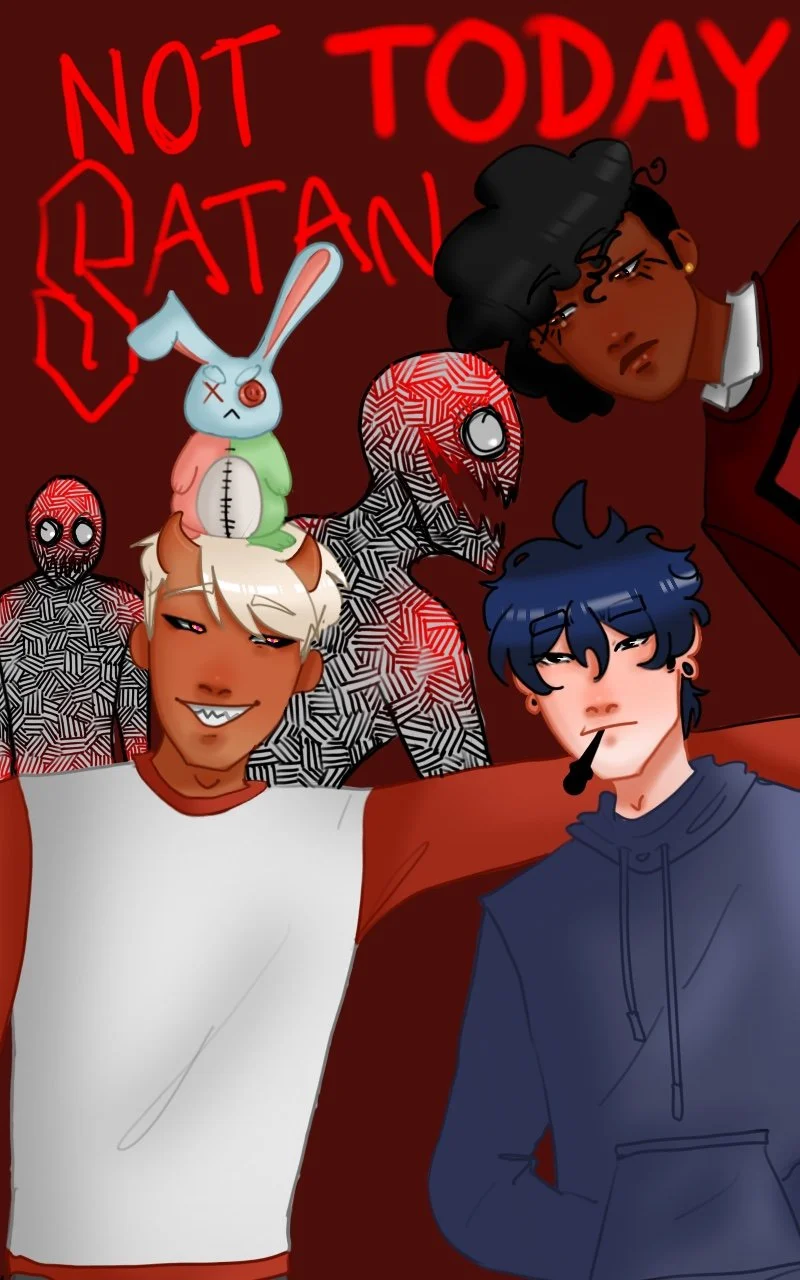 Graphic Novel Published on Webtoon: "Not Today Satan"
-A comic filled with action and demons