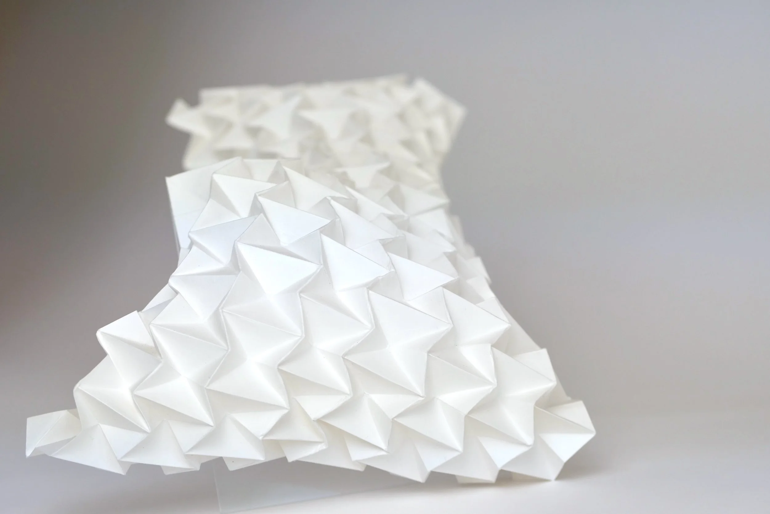 A Study in Complex Origami
-A piece & study in origami inspired by Japanese culture that explores visual and physical movement