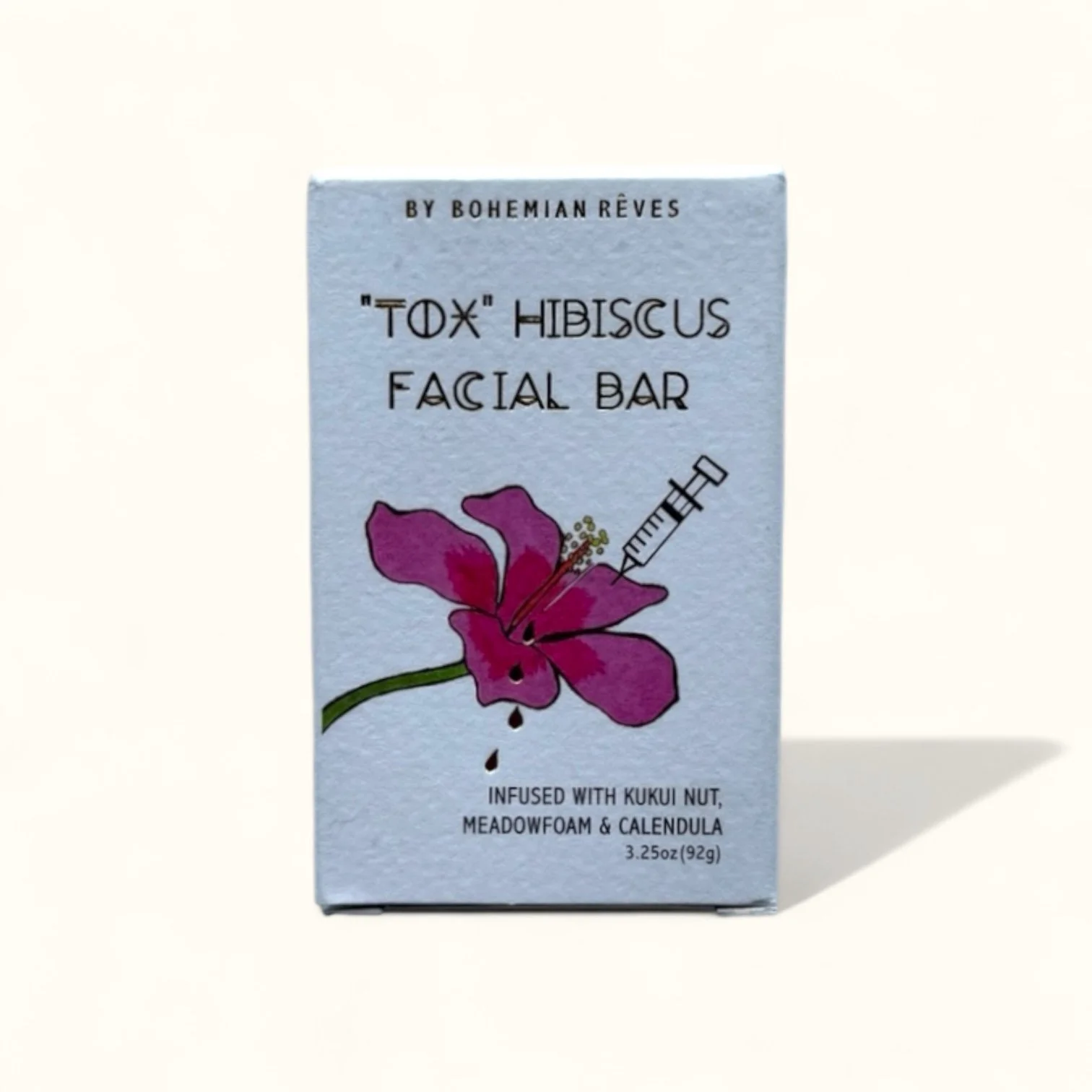 'Tox' Hibiscus Contouring Facial Cleansing Vegan Soap Bar