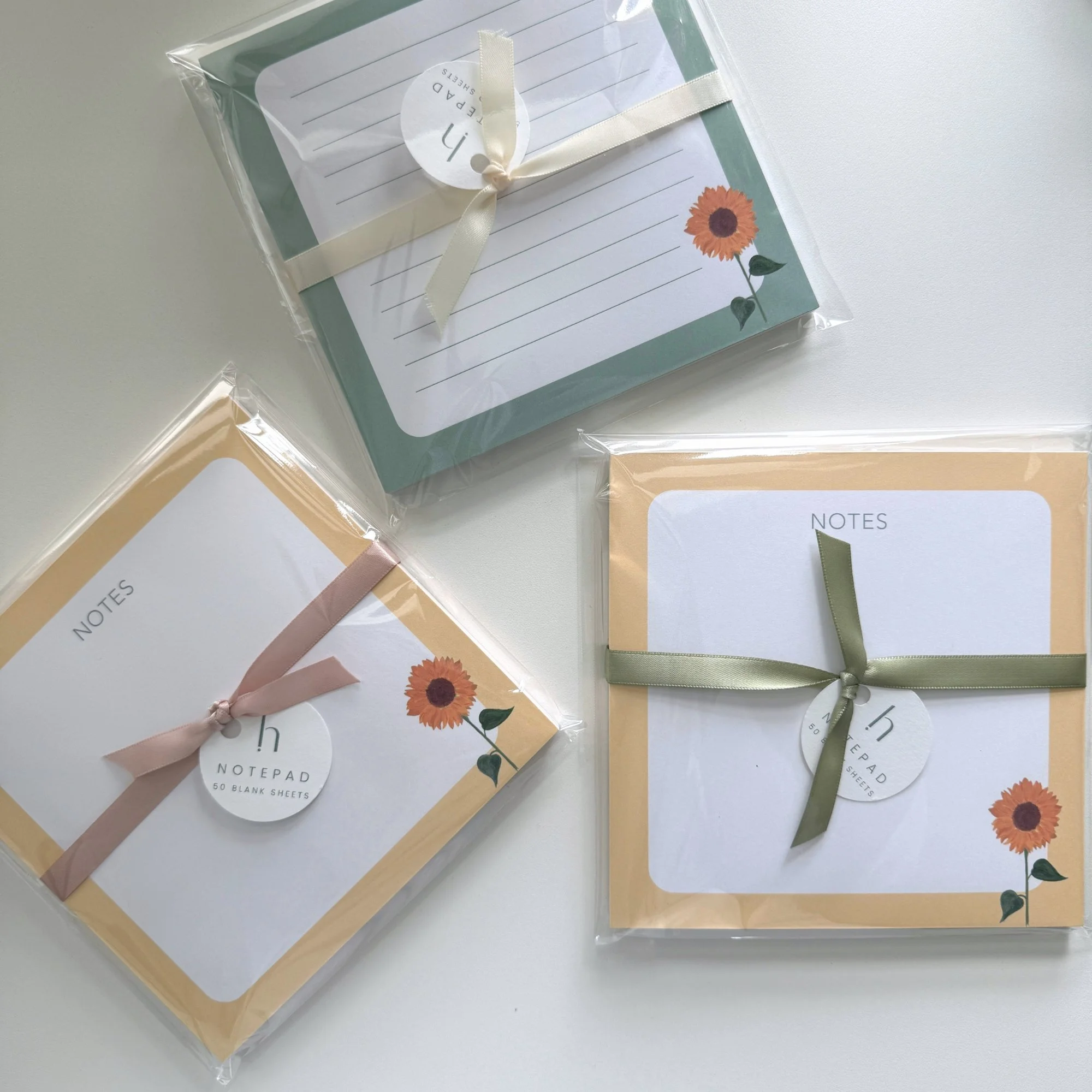 packaged Sunflower Notepads_HAU Boutique.jpg