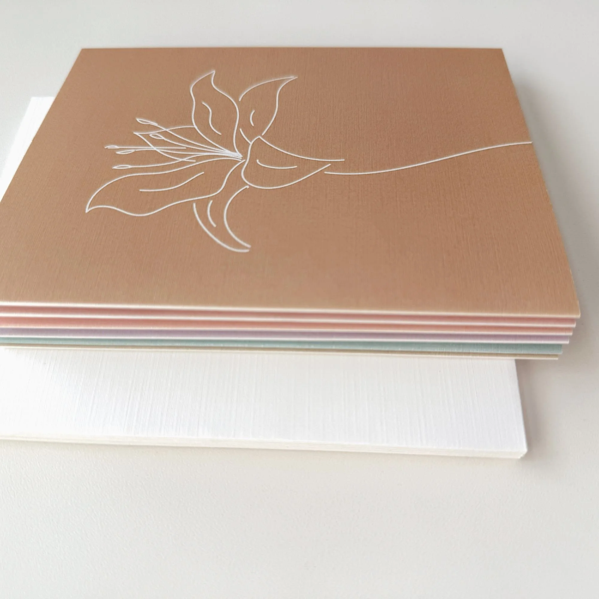 4 Spring Line Art Set of 6 Blank Folded Cards.jpg