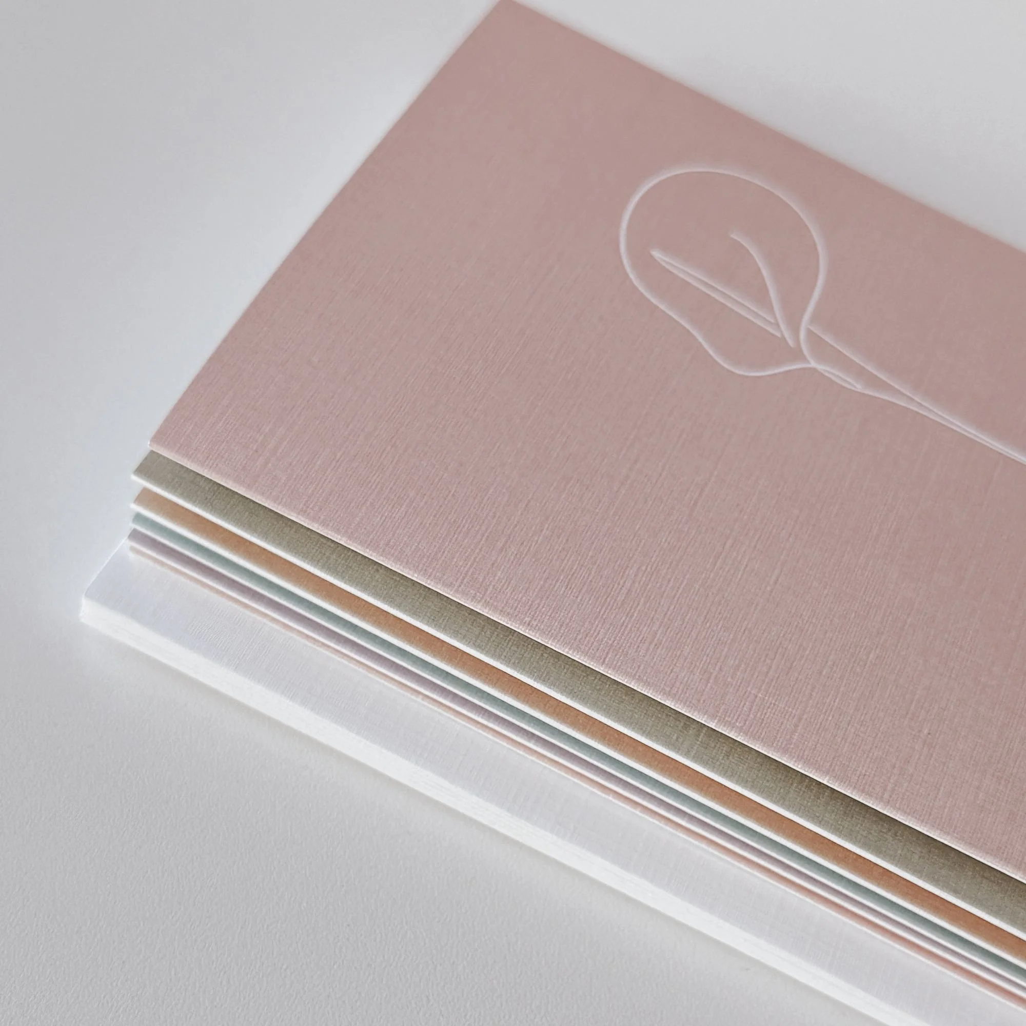 3 Spring Line Art Set of 6 Blank Folded Cards.jpg