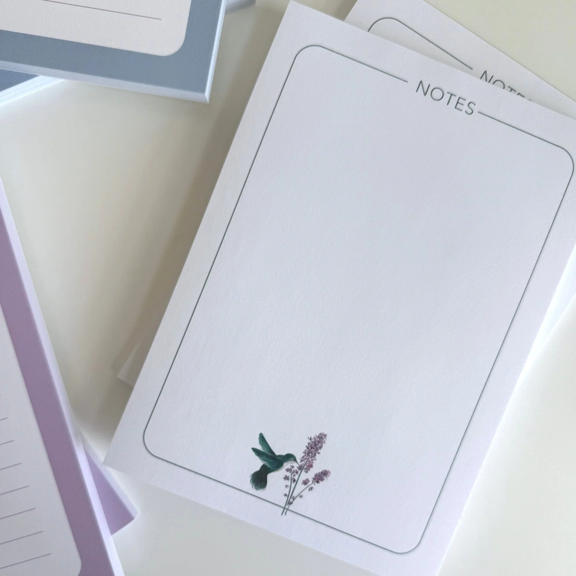 Bird Lovers Notepad Collection_Hummingbird Blank.jpg