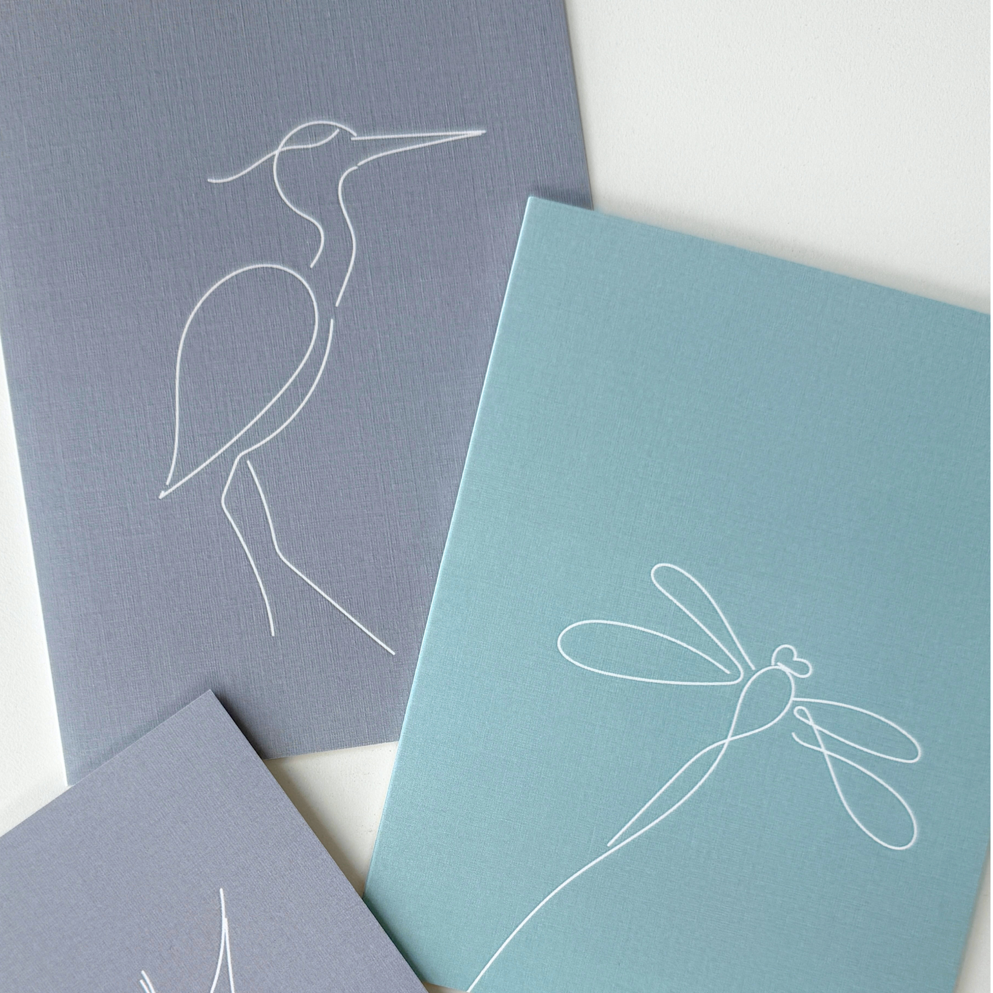 Summer Line Art Drawings_Set of 6 Designs_dragonfly_hgreat blue herons.png