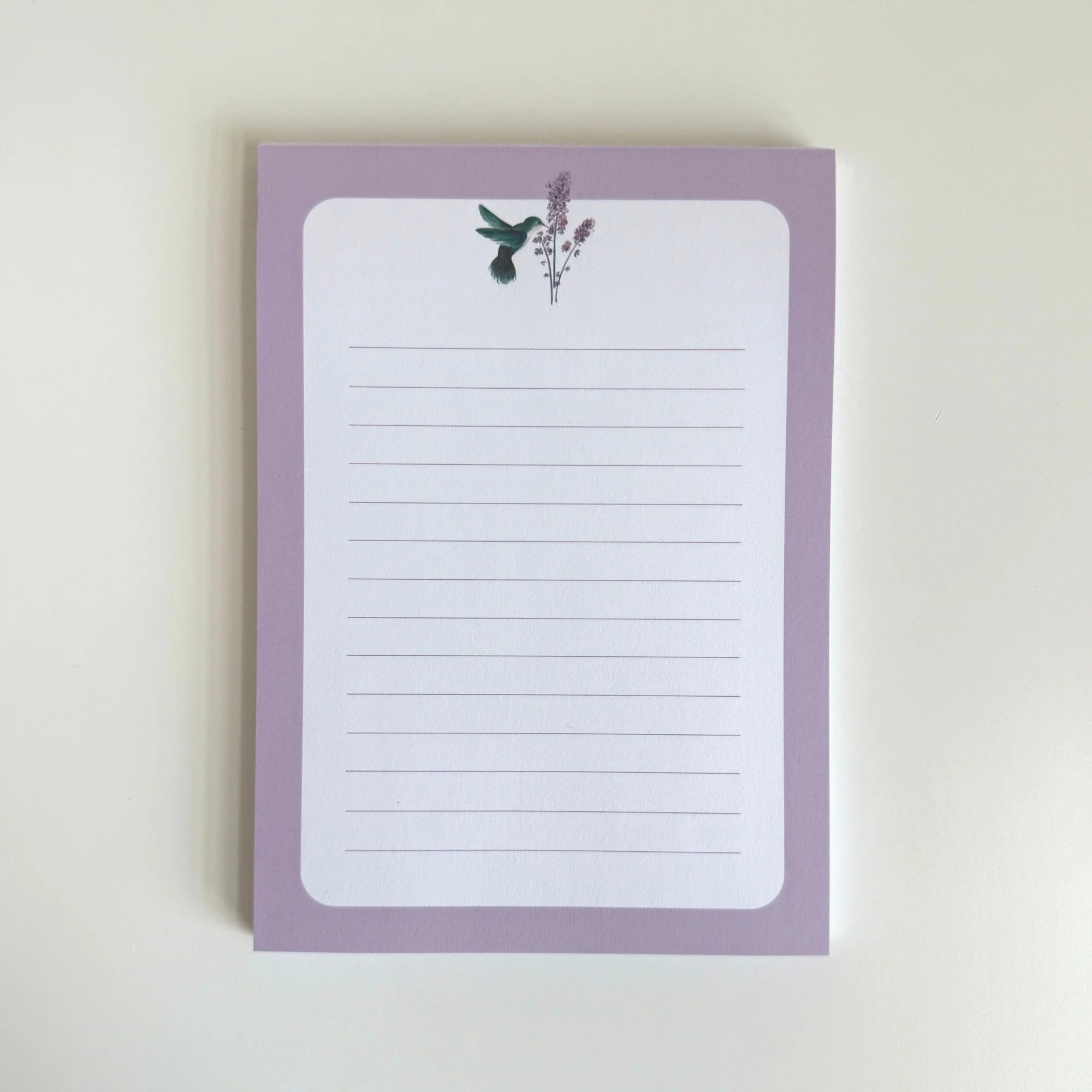 Hummingbird Notepad_50 lined pages_5 x 7.jpg