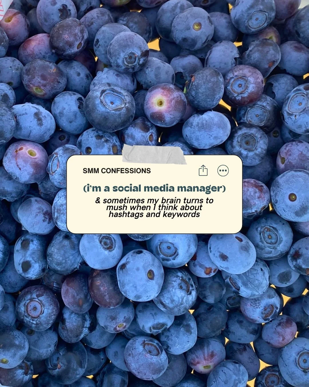 for the social media manager that is feeling a lil in their heads right now (know you aren&rsquo;t alone) and for the client that might need a gentle reminder we are people too (even tho we are pretty magician like at times) 🫶