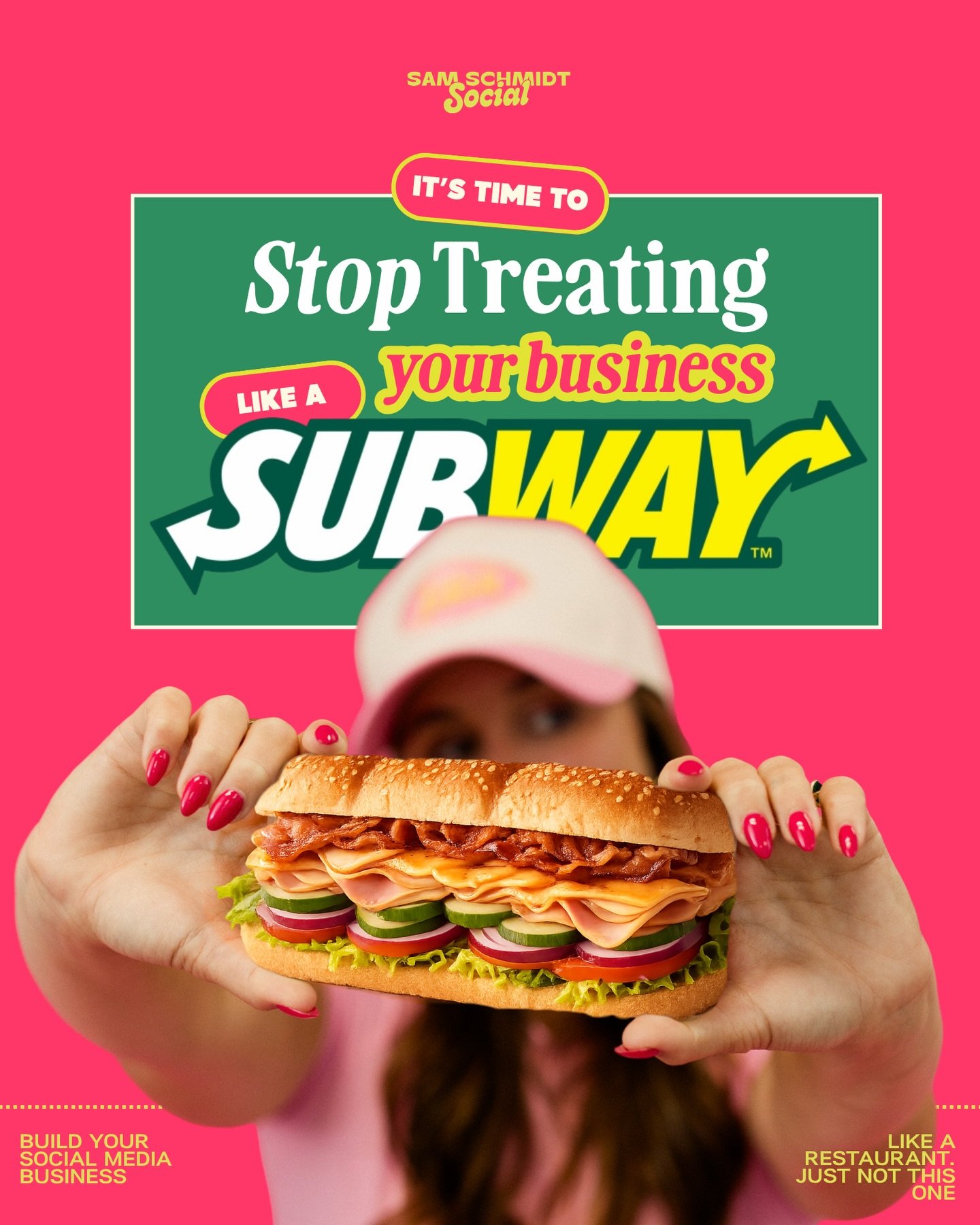 4 more reasons why running your business like a Subway is hurting you&hellip;

(Aka customizing packages instead of having a set offer suite) 

🥪you are getting bogged down in the post-discovery-call-personalization phase (for clients who might end 