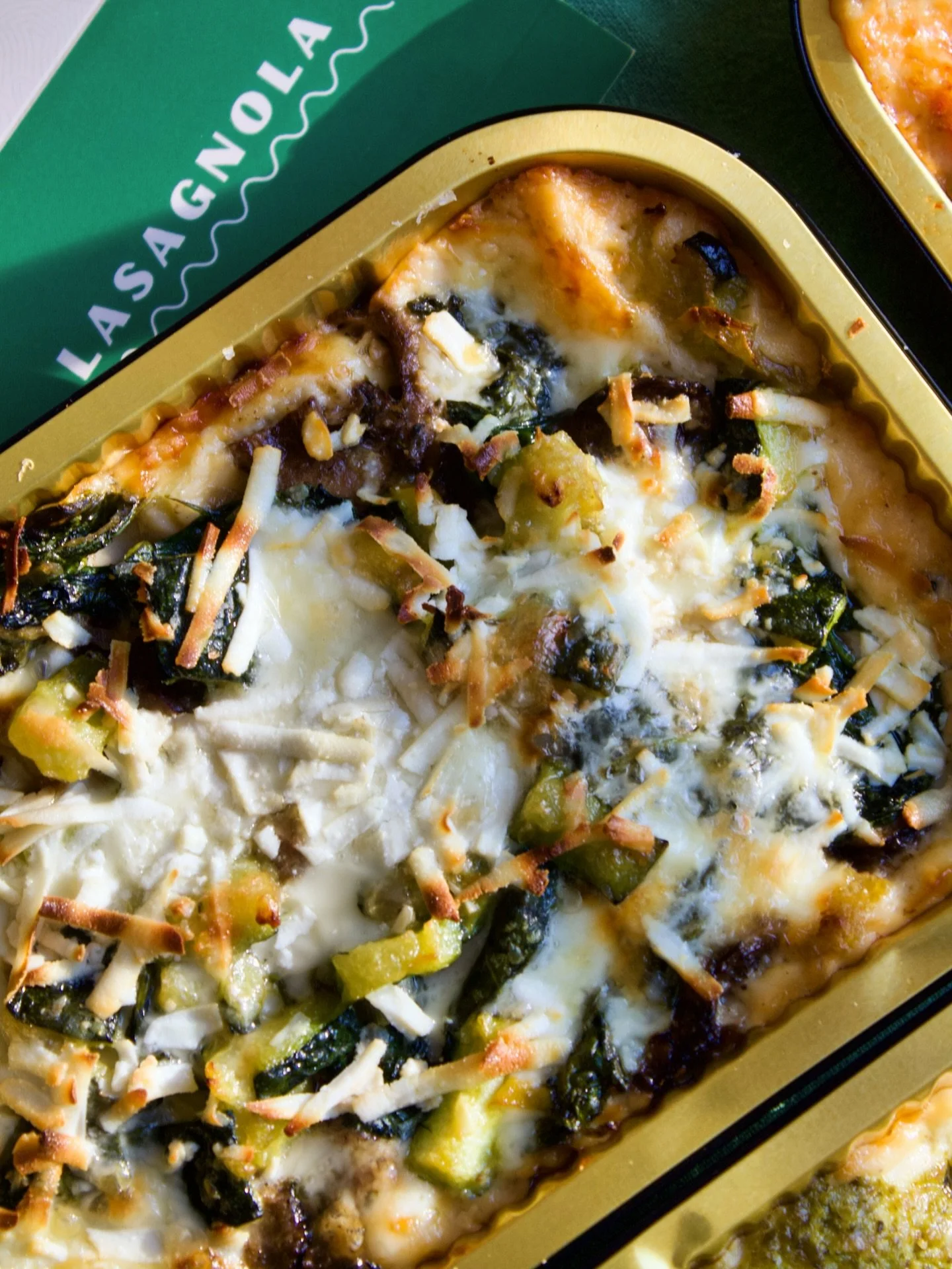 Fresh from the garden, baked into every bite🌱

Our Garden Harvest lasagna is packed with veggies and flavor, no shortcuts. Available now at www.lasagnola.com (link in bio😊)