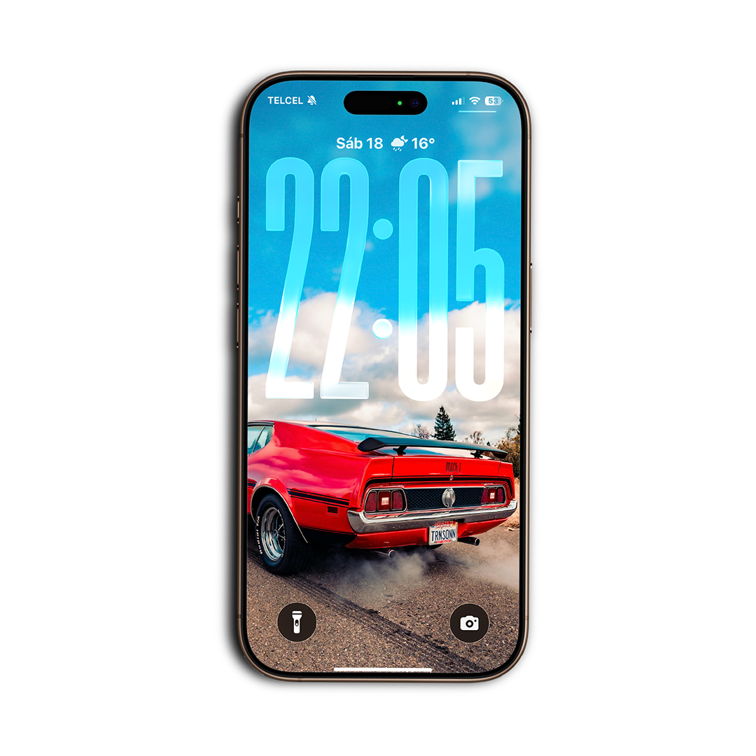 1972 Ford Mustang Mach 1, detalle trasero, wallpaper para celular