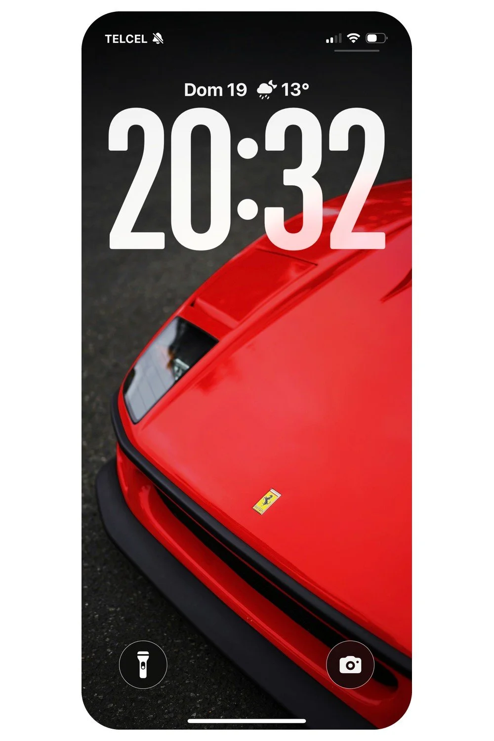 Ferrari F40 · Frontal, wallpaper para celular