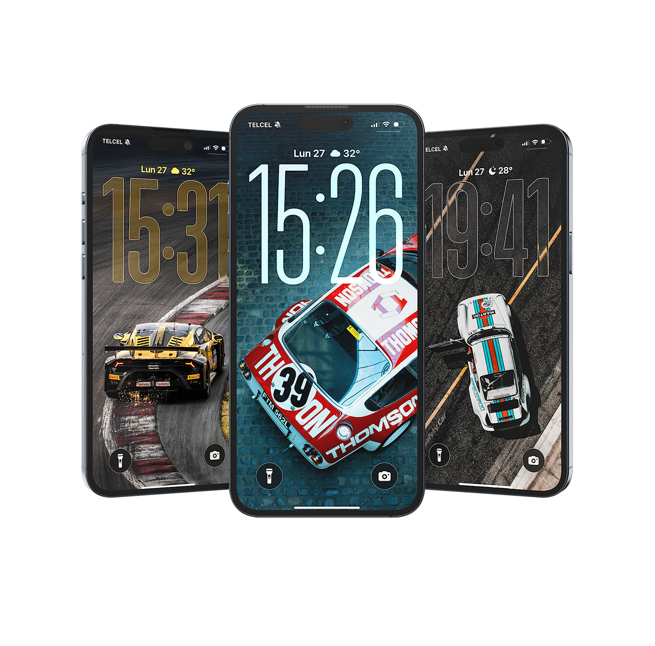 Vista previa de la colección de wallpapers de motorsport histórico para celular