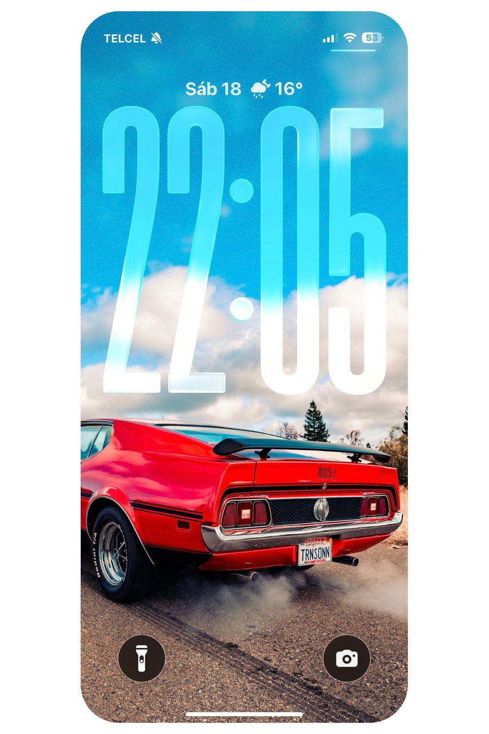 1972 Ford Mustang Mach 1, wallpaper para celular