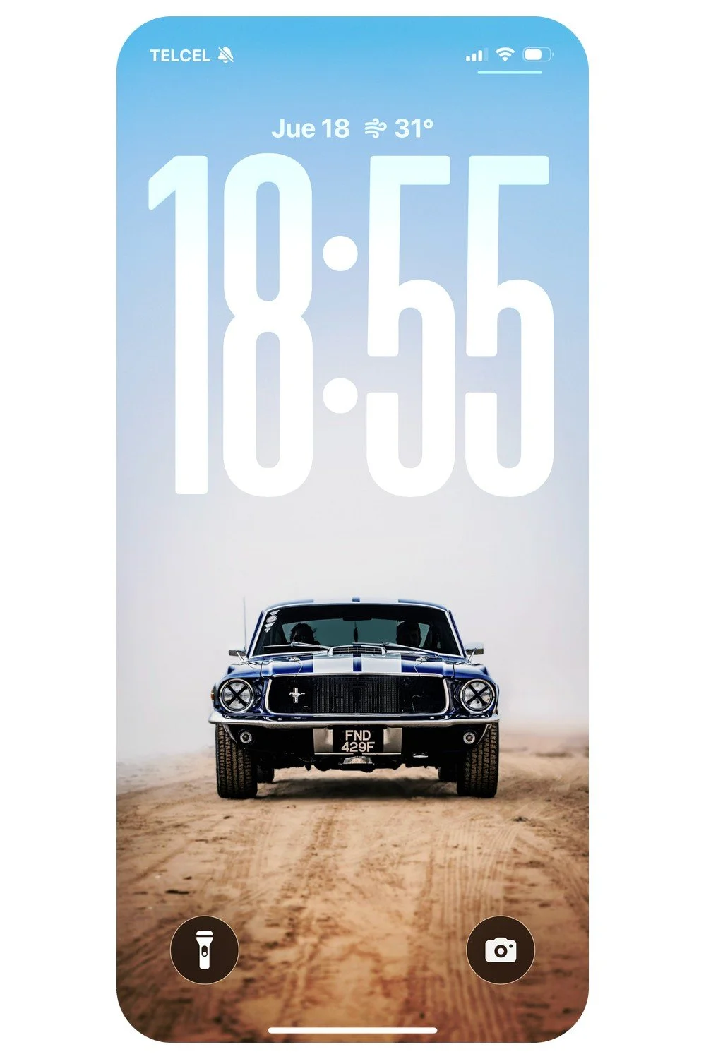 1968 Ford Mustang Fastback, wallpaper para celular