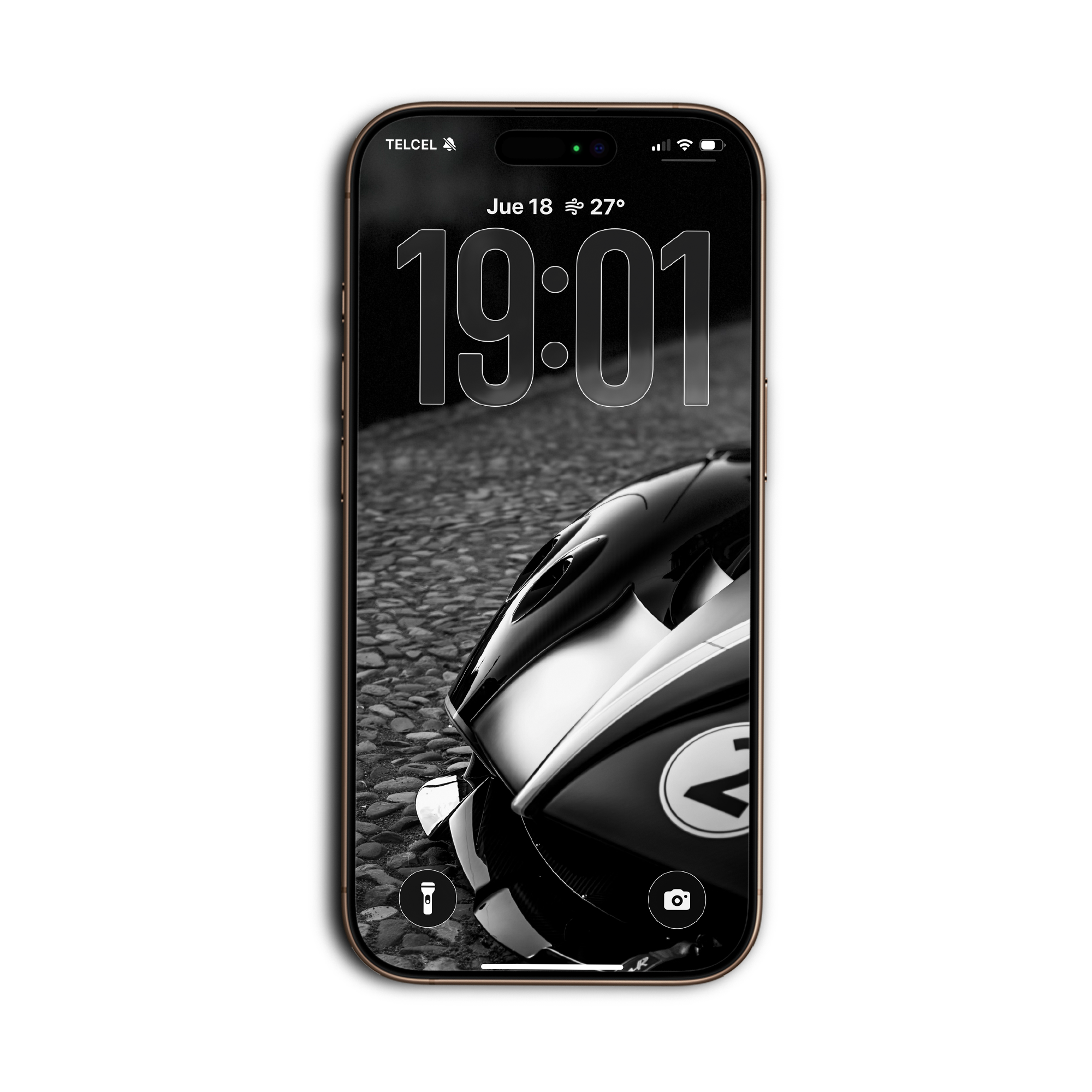 Pagani Huayra R, blanco y negro en camino de grava, wallpaper para celular