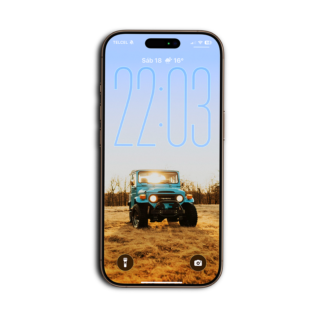 Toyota FJ40, en campo, wallpaper para celular