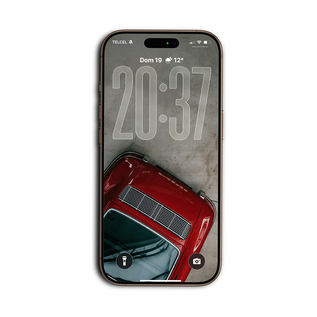 Porsche 911 901, vista superior, wallpaper para celular