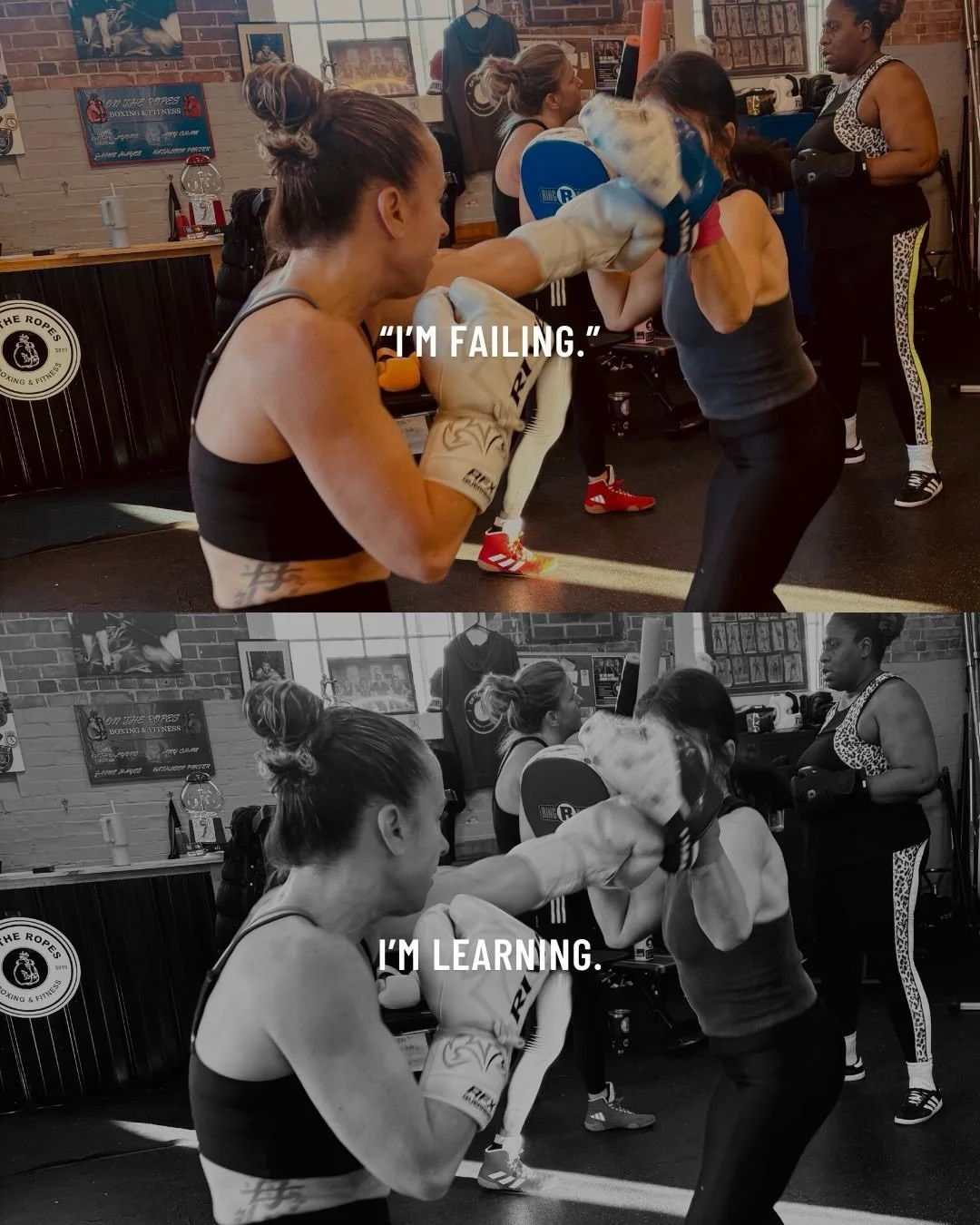 Push your limits. Find your people.

Take advantage of our $15 intro offer and book your first class today.

#ontheropesri #boxing #exercise #fitness #workout