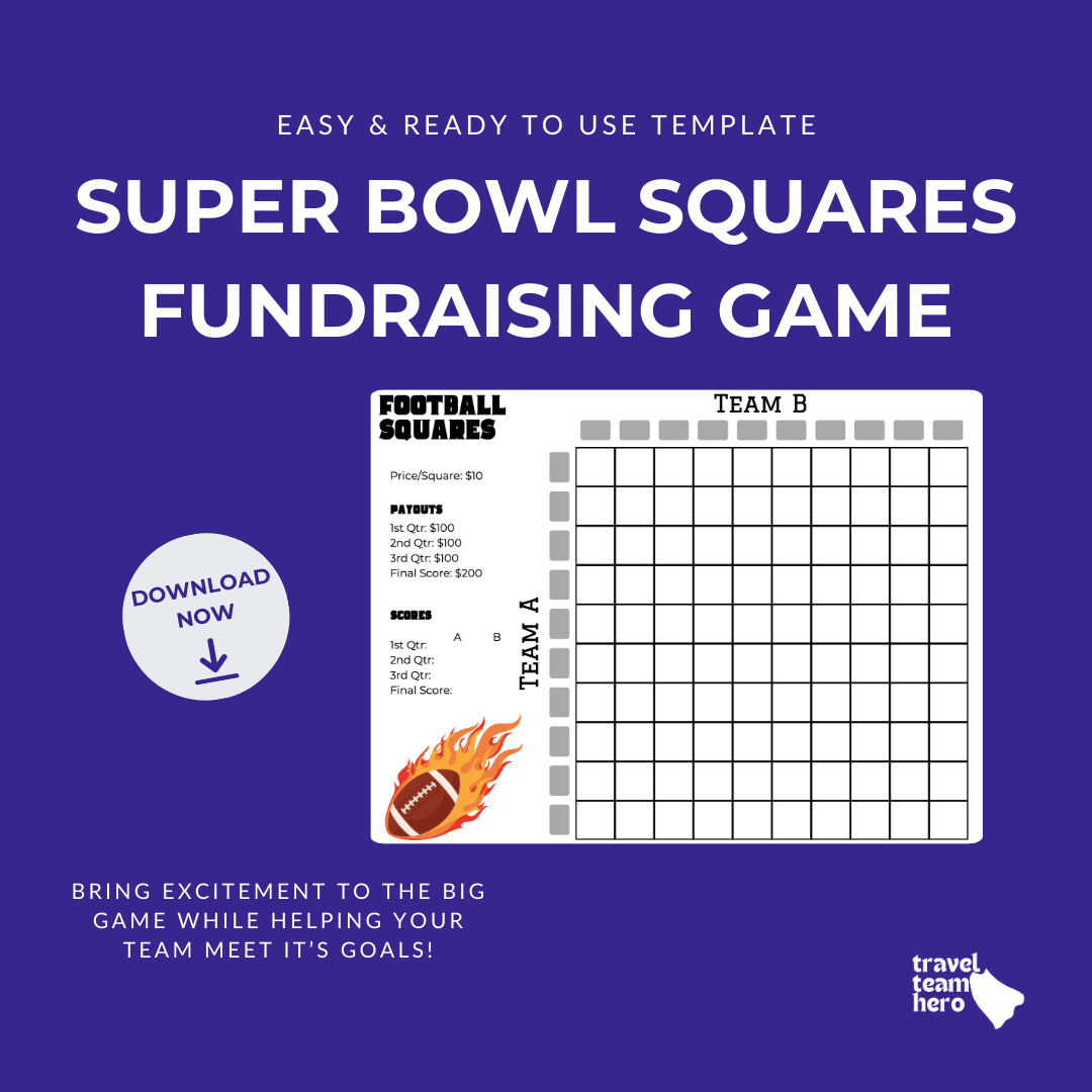 Super Bowl Squares Fundraising Game