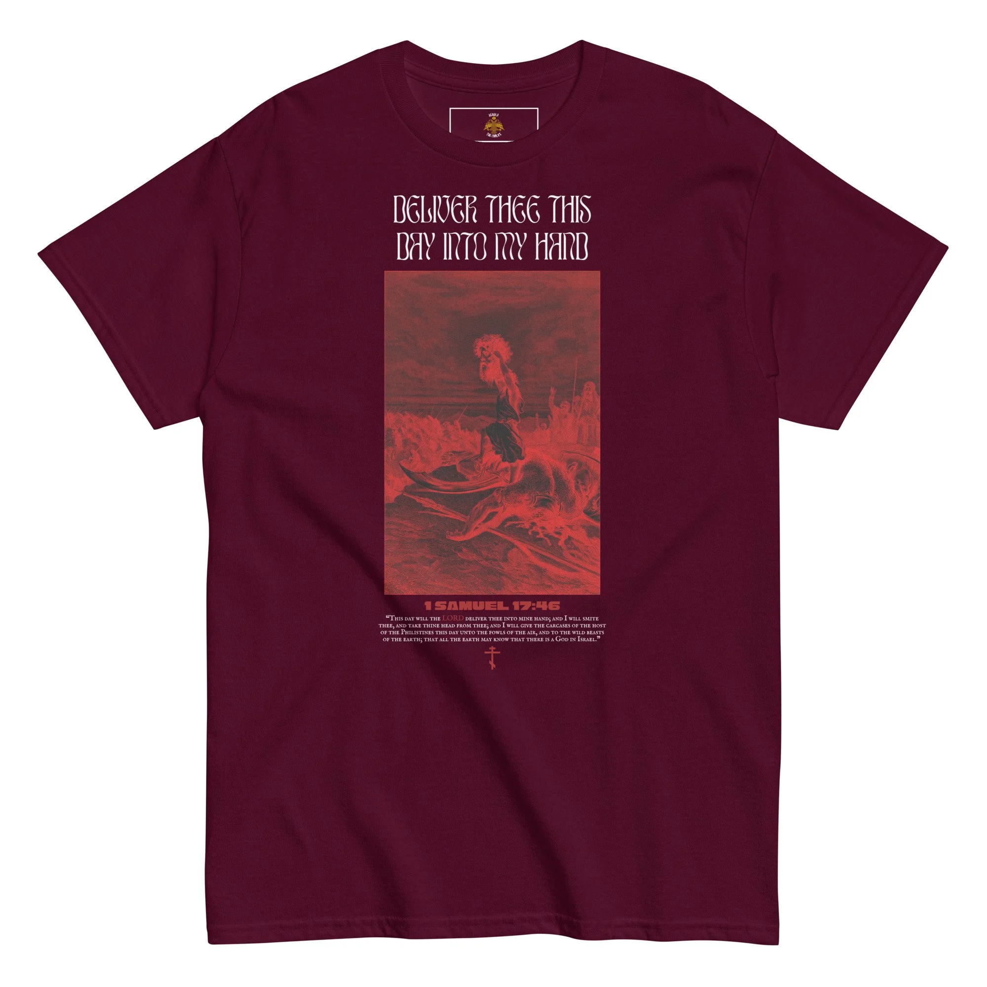 unisex-classic-tee-maroon-front-67378b7b53807.jpg