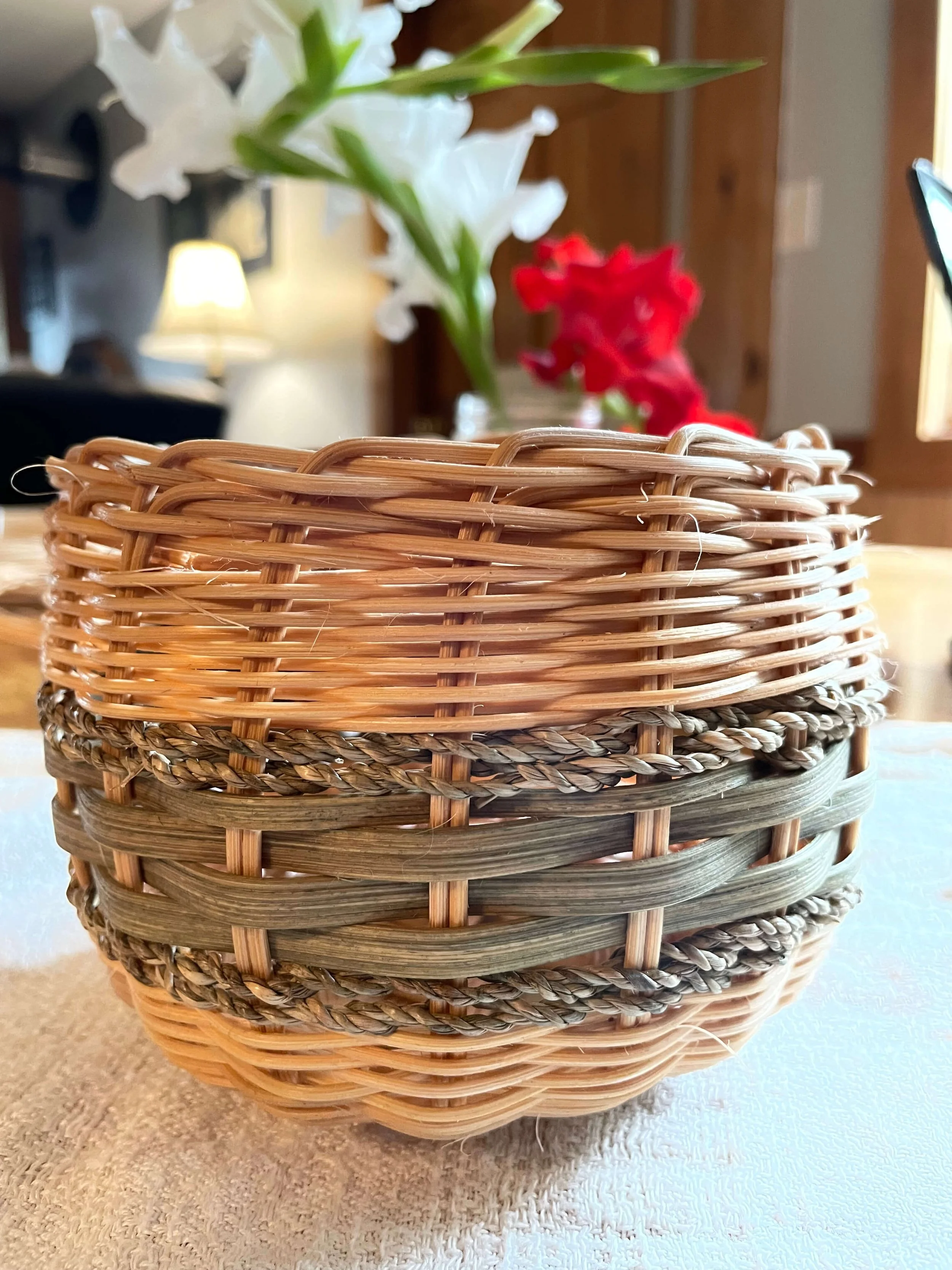 Beginner Round Reed Basket Class