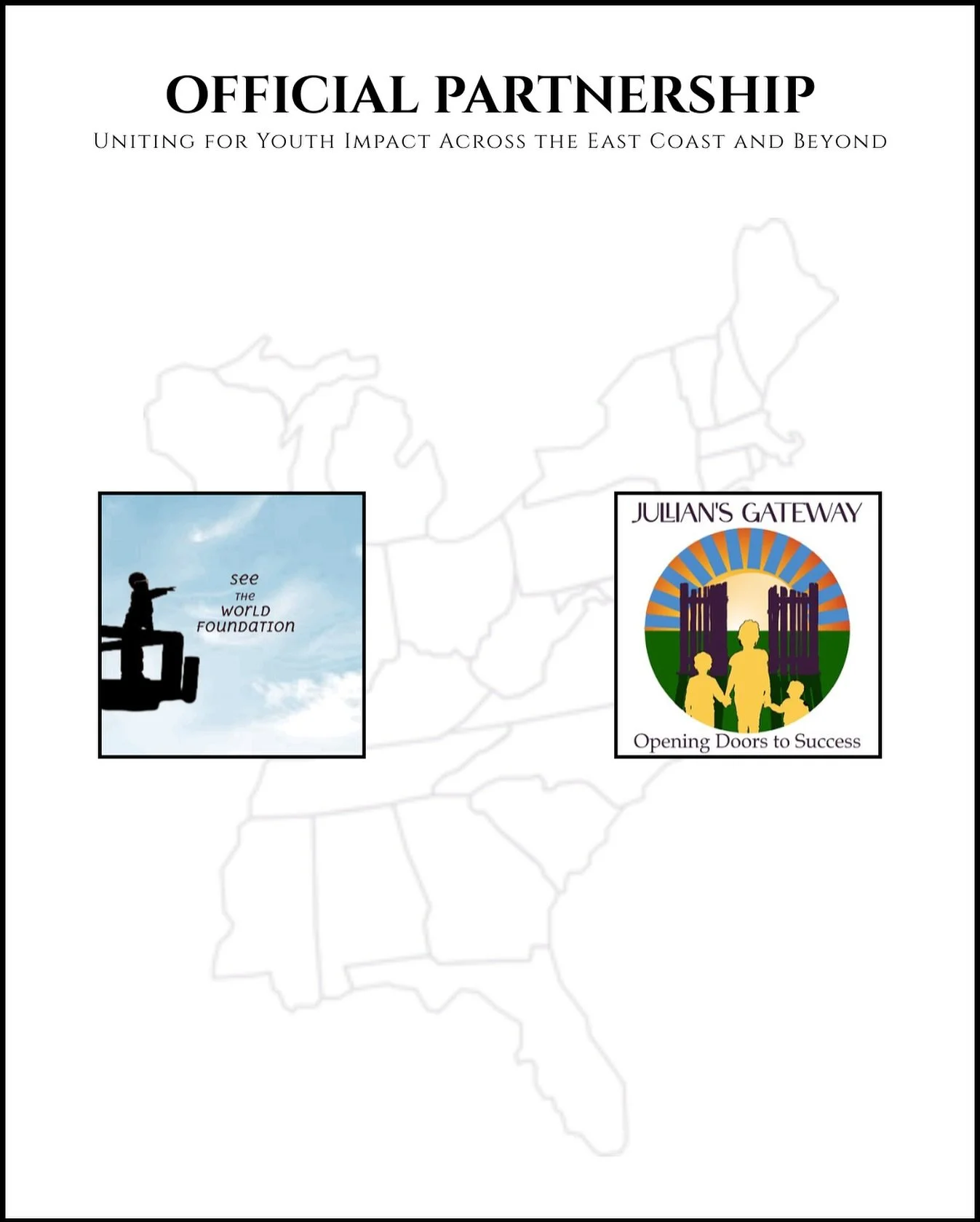 We are pleased to announce that See The World Foundation and Jullian&rsquo;s Gateway have entered into an official partnership!

See The World Foundation, based in New Jersey, works to make quality vision care accessible for children through fundrais