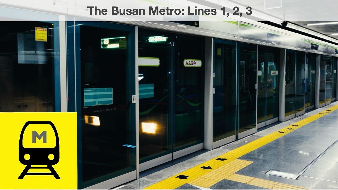 While nowhere near the scale of Seoul as a city, Busan is still itself a massive, bustling metropolis of around 4 million, and also boasts an extensive metro. Beginning operations in 1985, the Busan Metro is formed of four numbered lines and two othe