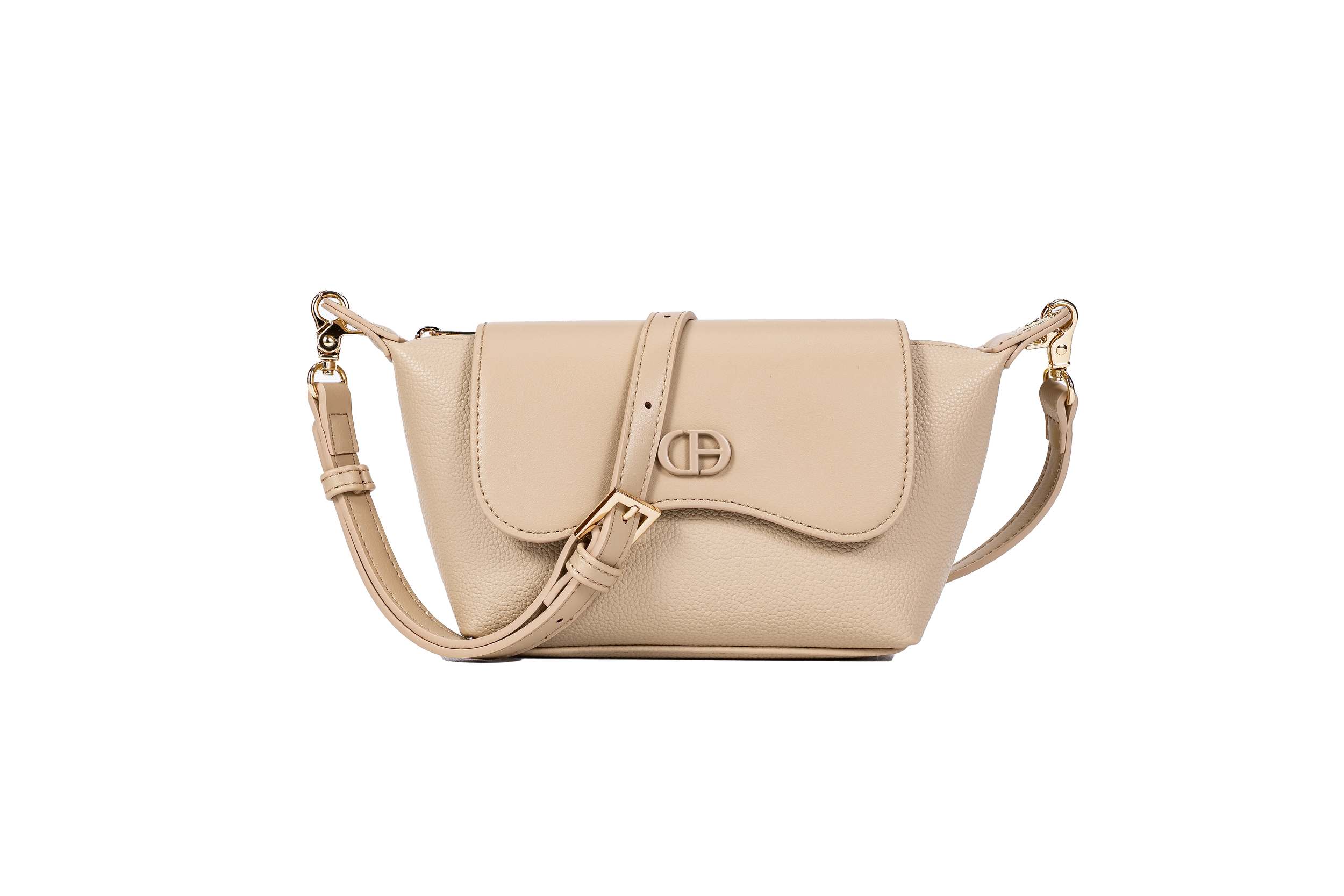 Sleek Accent Curved Flap Beige Front View.png