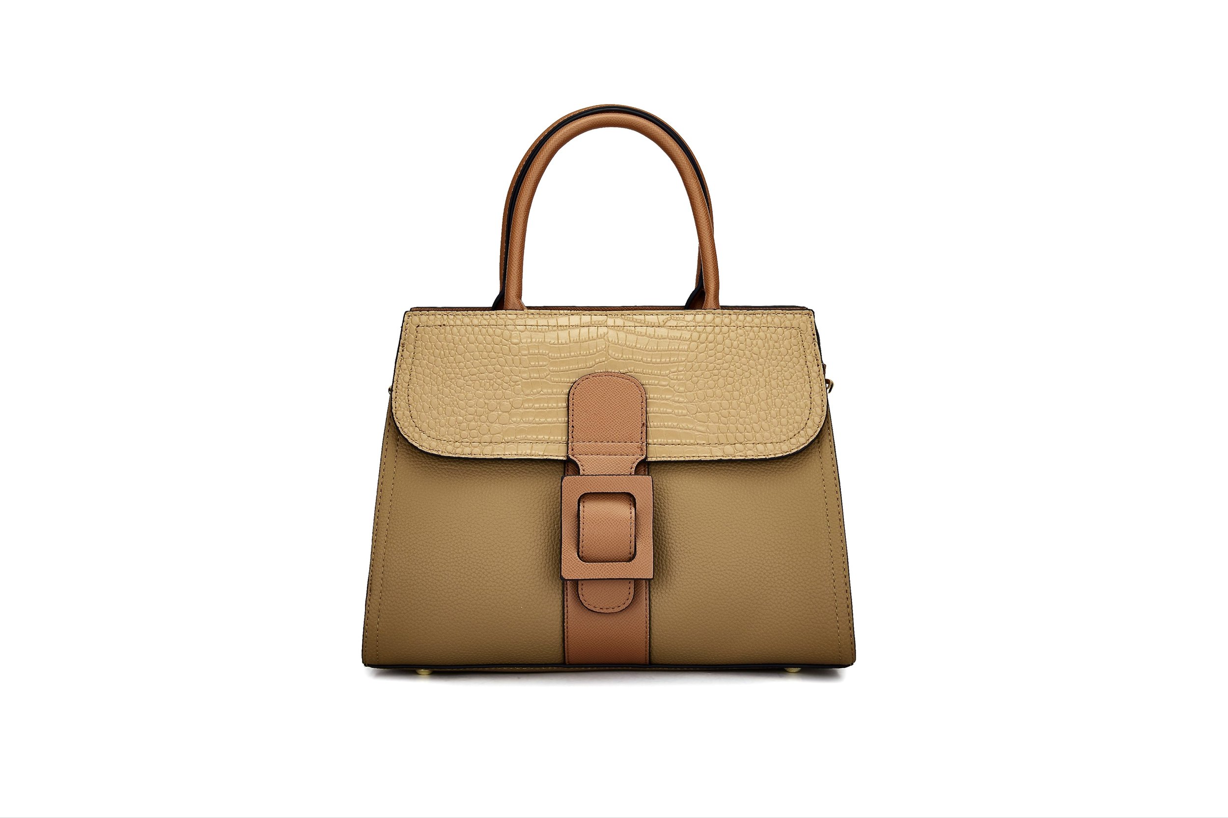Textured Leather Croc Embossed Mud Front View.jpeg